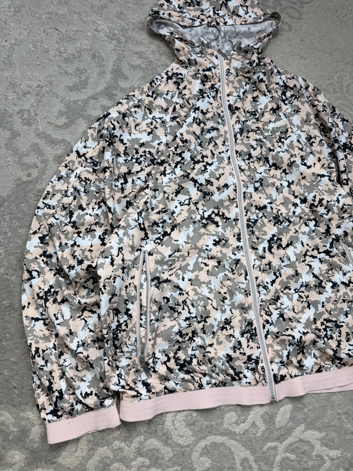 Nike Nike Baggy Jacket Y2K Vintage Zipped Camo Size US XL / EU 56 / 4 - 2 Thumbnail