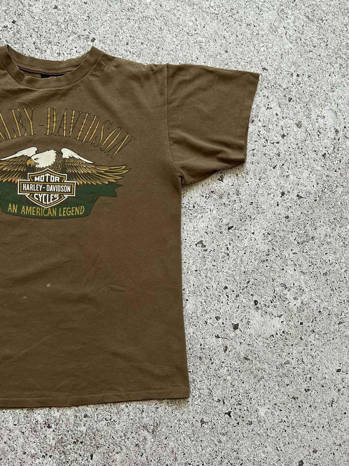 Harley Davidson × Vintage Vintage 1990 Harley Davidson 3D Emblem American Legend Tee Size US L / EU 52-54 / 3 - 3 Thumbnail