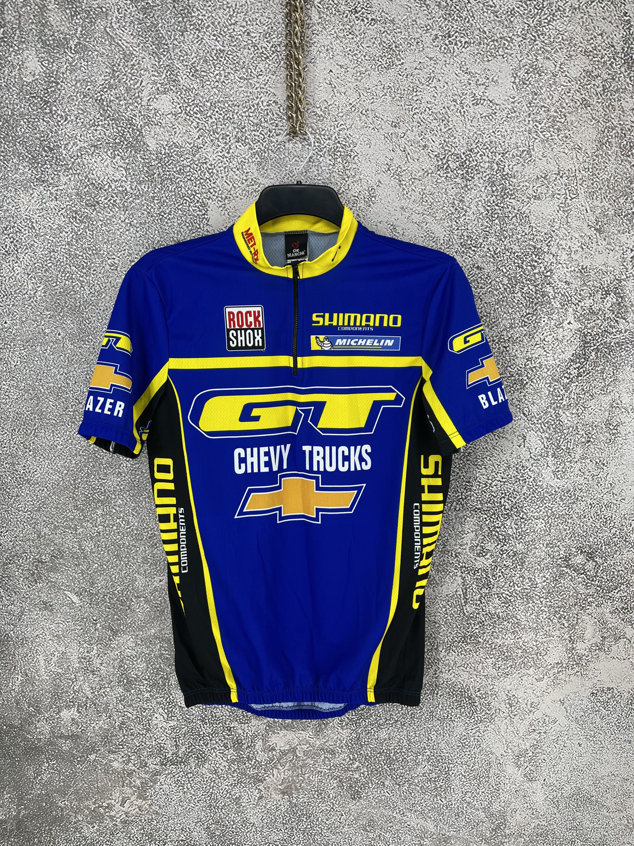 Sports Specialties GT Rock Shox Shimano Cycling Team maillot De Marchi taille Size US XL / EU 56 / 4 - 1 Thumbnail