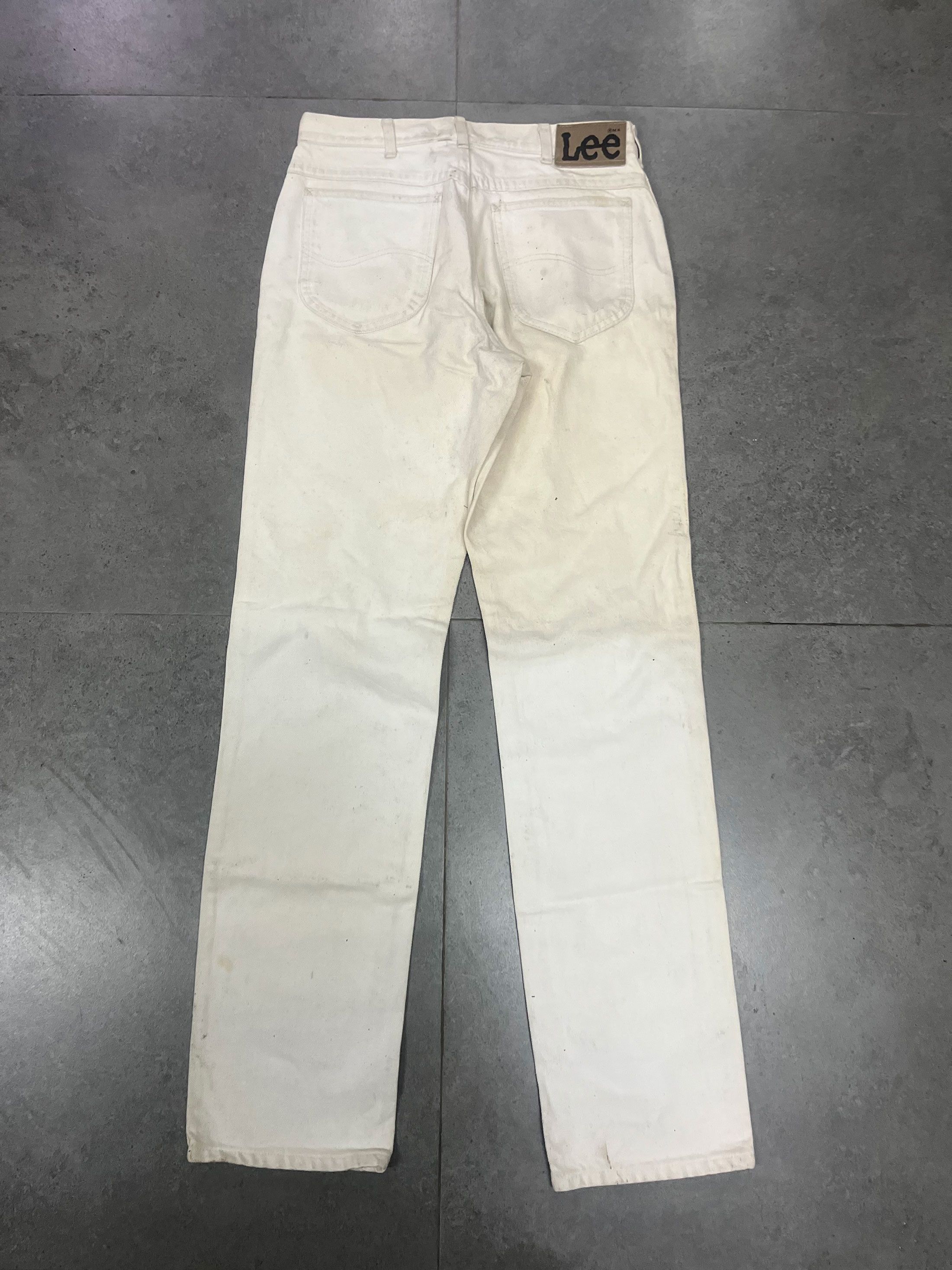 Lee Vintage Lee American Jeans 80s 90s Plain Blank Size US 30 / EU 46 - 4 Thumbnail