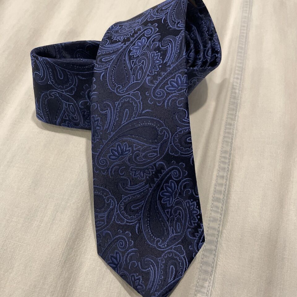 Paul Stuart Paul Malone Palm Beach modern skinny silk tie 2.5" Size ONE SIZE - 1 Thumbnail