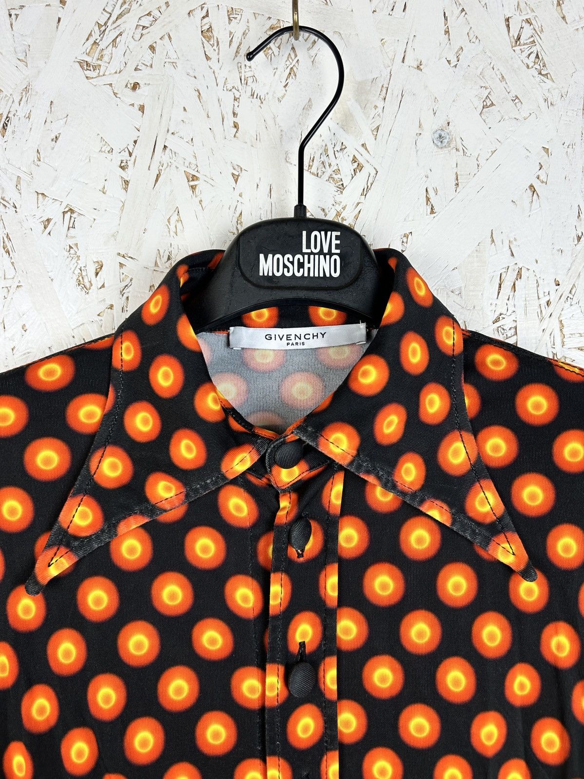 Givenchy Givenchy Solar Eclipse Print Jersey Button Up Shirt 40 Size S / US 4 / IT 40 - 2 Thumbnail