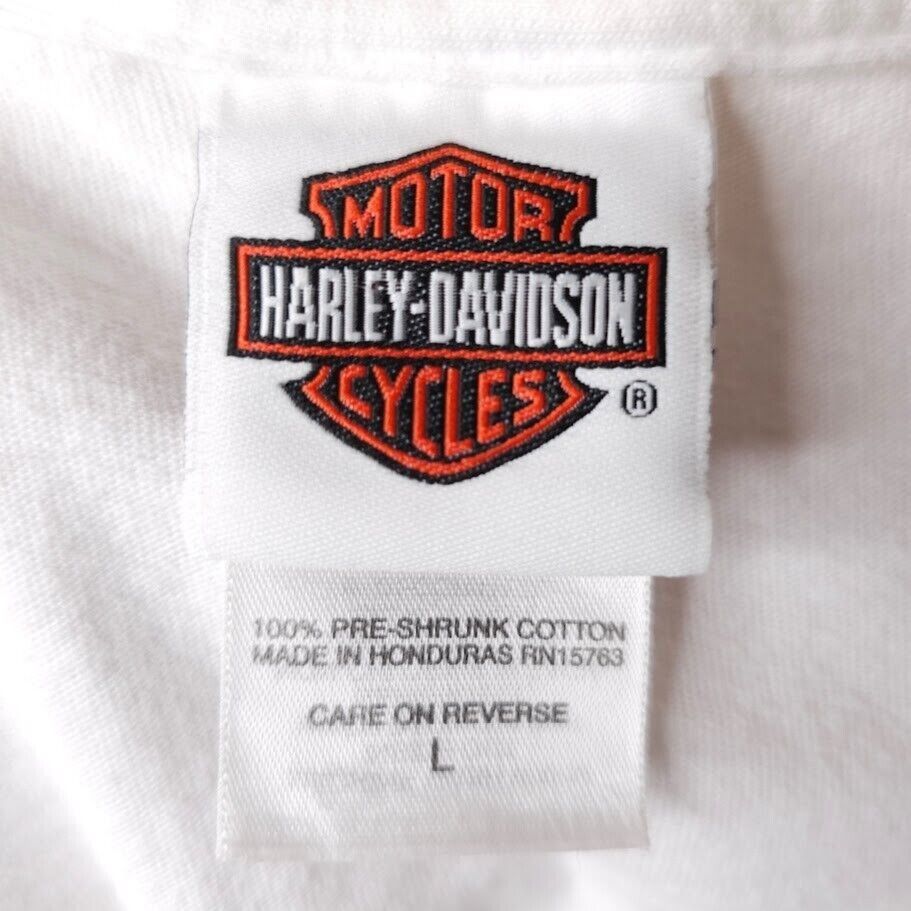 Harley Davidson Harley Davidson T Shirt Mens Size Large White Flaming Gorge Size US L / EU 52-54 / 3 - 6 Thumbnail