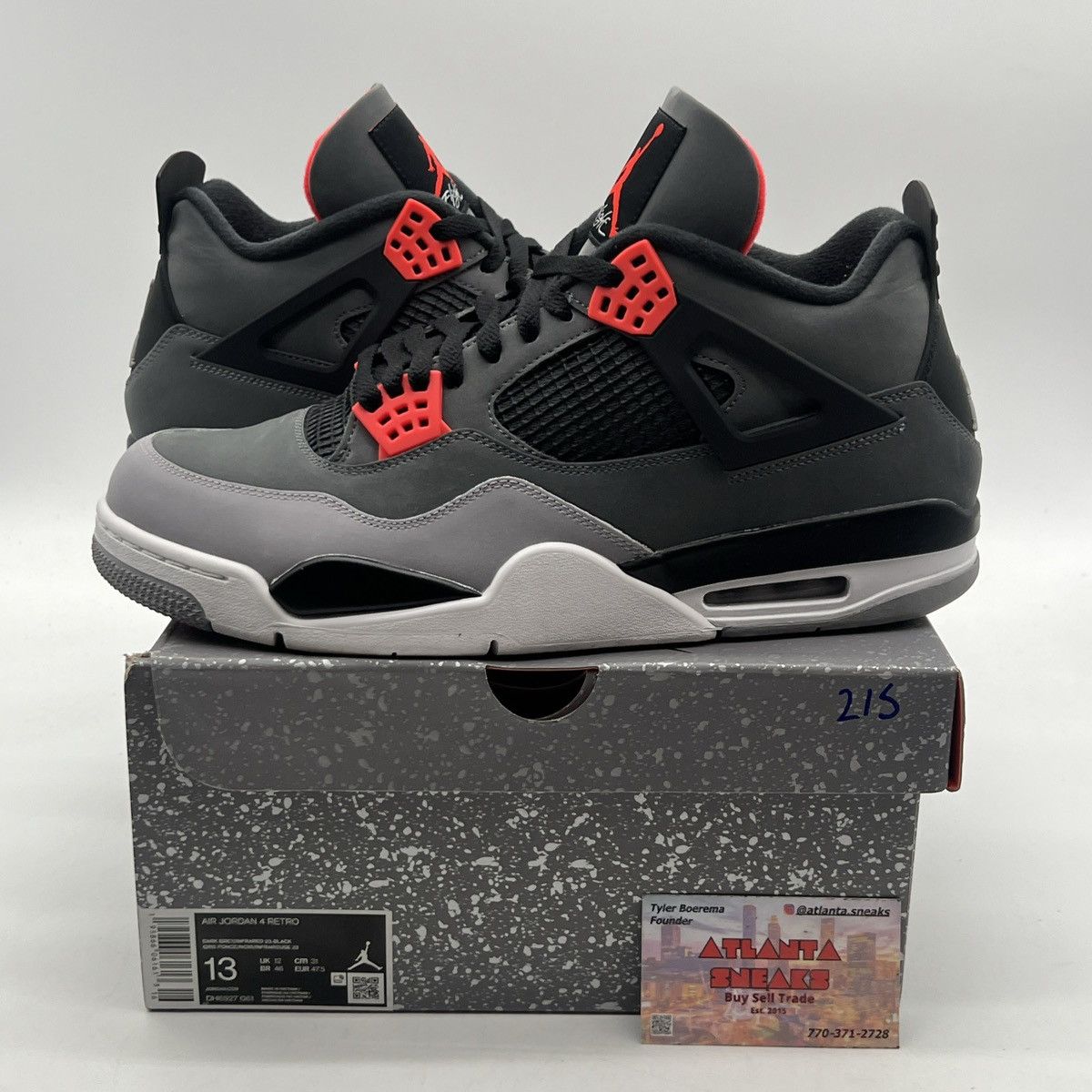 Jordan Brand Air Jordan 4 Infrared Size US 13 / EU 46 - 1 Thumbnail