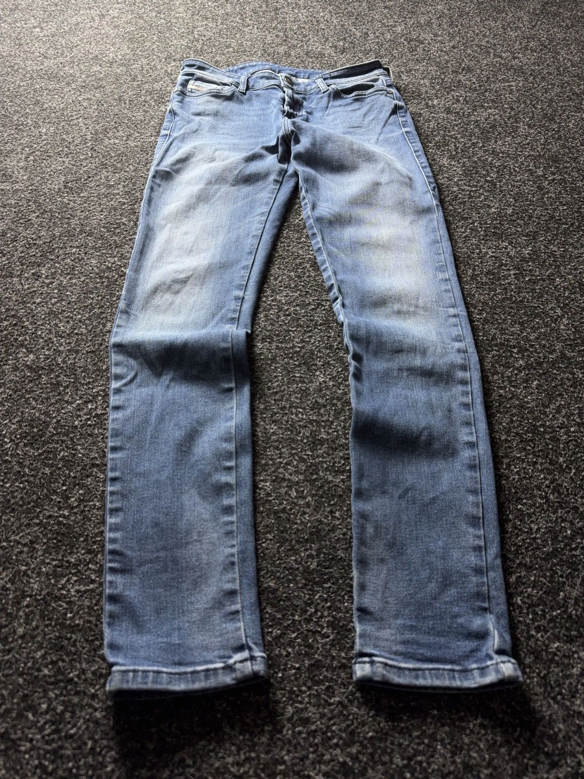 Diesel Luxury 00s Y2K Diesel SLANDY Super Skinny Jeans Light Wash Size 28" / US 6 / IT 42 - 1 Thumbnail