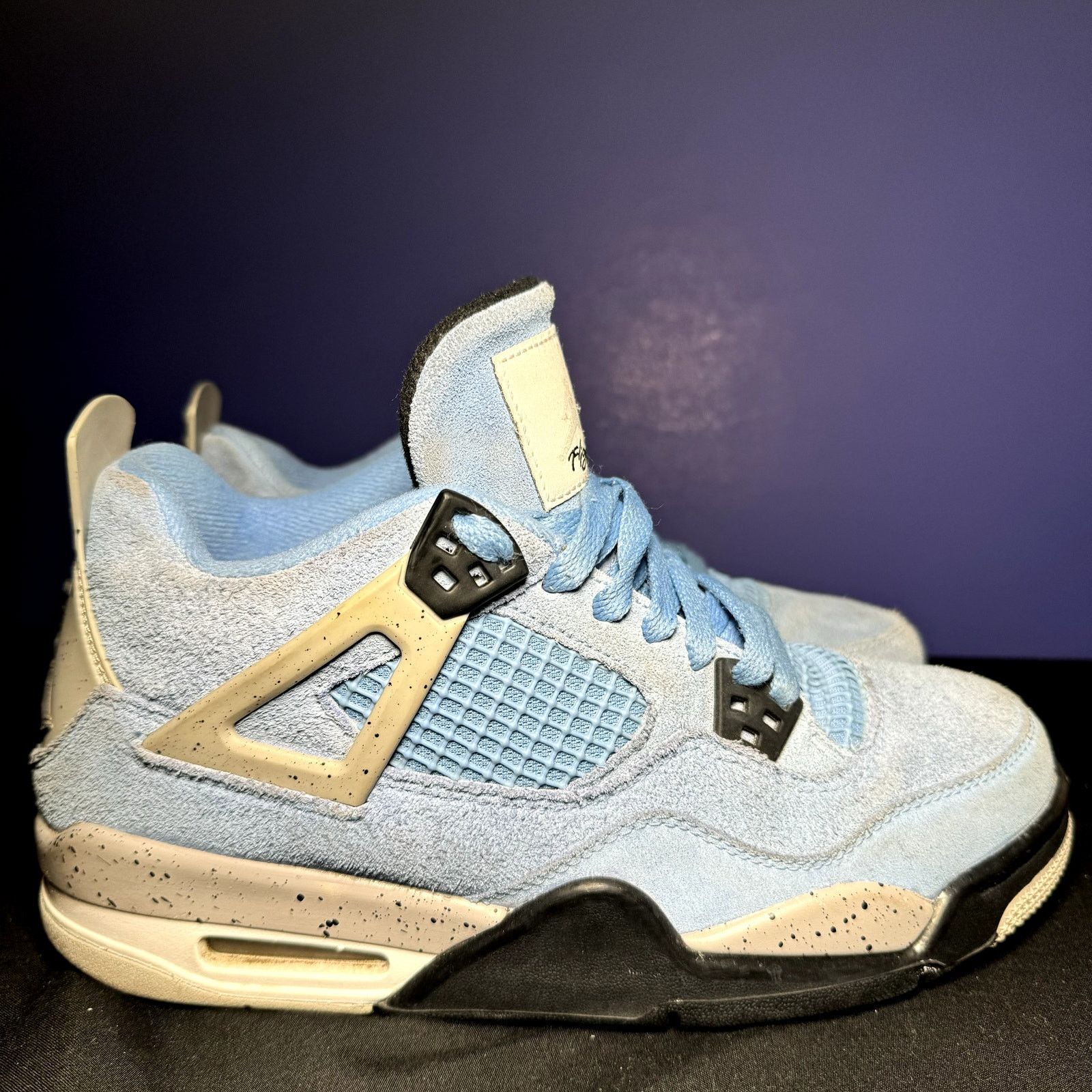 Air Jordan 4 Retro GS University Blue Men's Shoes - Size 6.5