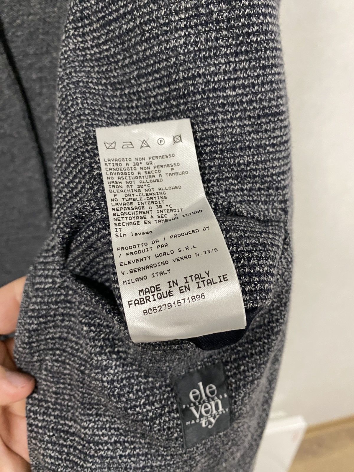 Eleventy Eleventy Luxury Single Breasted Cotton Sport Blazer Size 46R - 10 Thumbnail