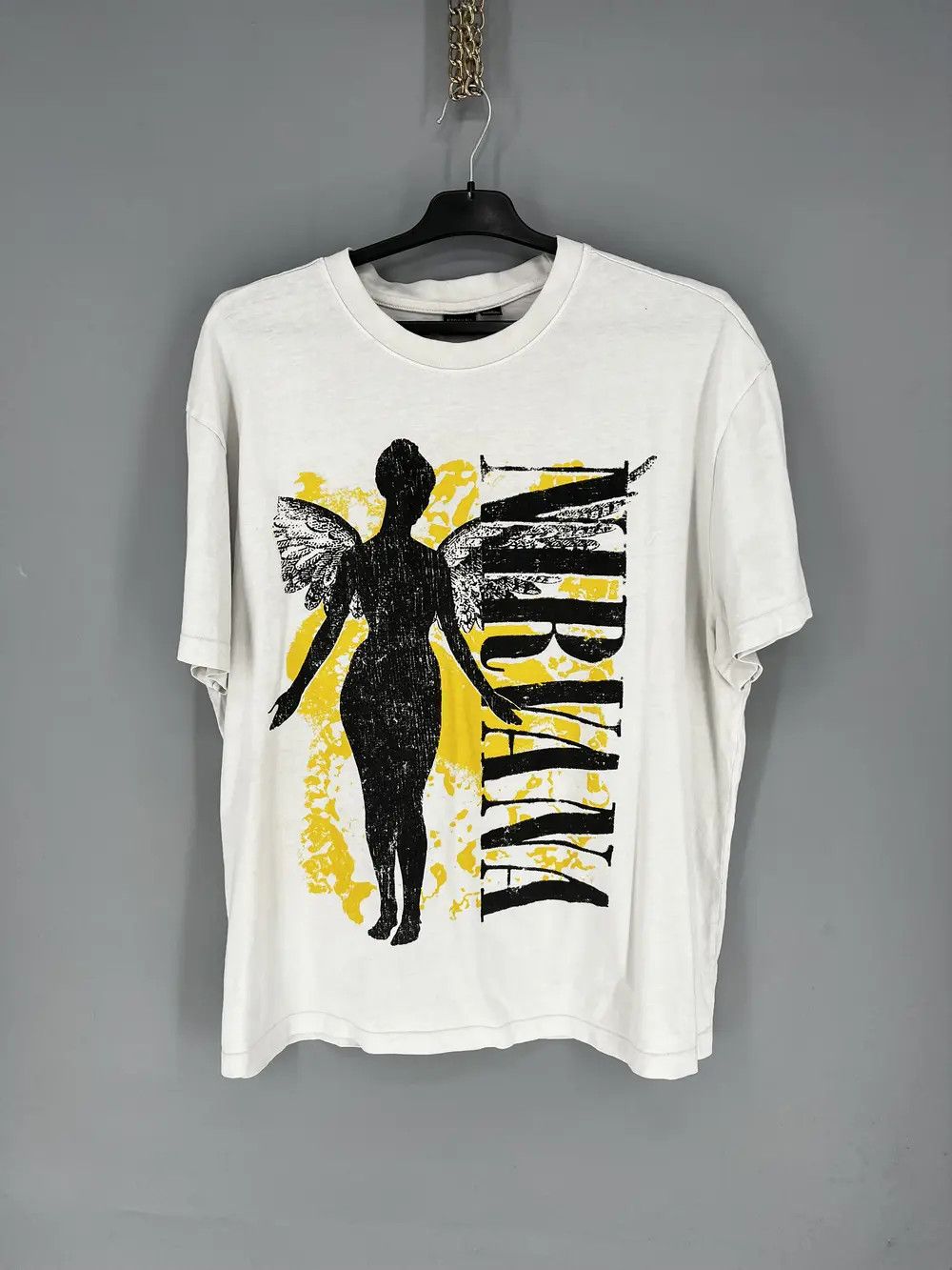 Band Tees Utero Nirvana Angel Album Cover Band Tee T-Shirt Small Size US L / EU 52-54 / 3 - 1 Thumbnail