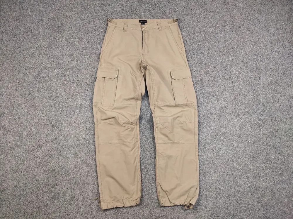 Japanese Brand Vintage 90's Military Ripstop Japan Beige Cargo Pants Size US 32 / EU 48 - 7 Thumbnail