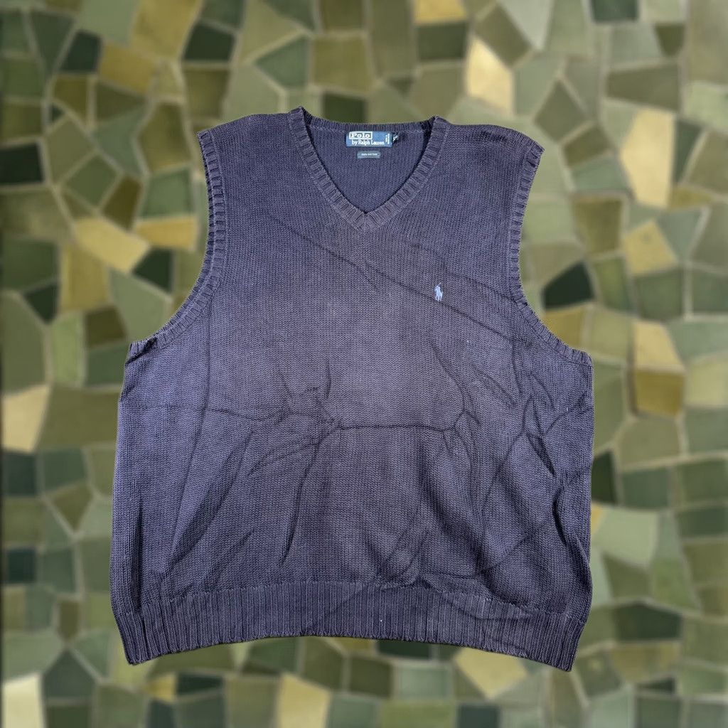 Polo Ralph Lauren Polo by Ralph Lauren Sweater Vest Men's XXL Blue Cotton Size US XXL / EU 58 / 5 - 1 Thumbnail