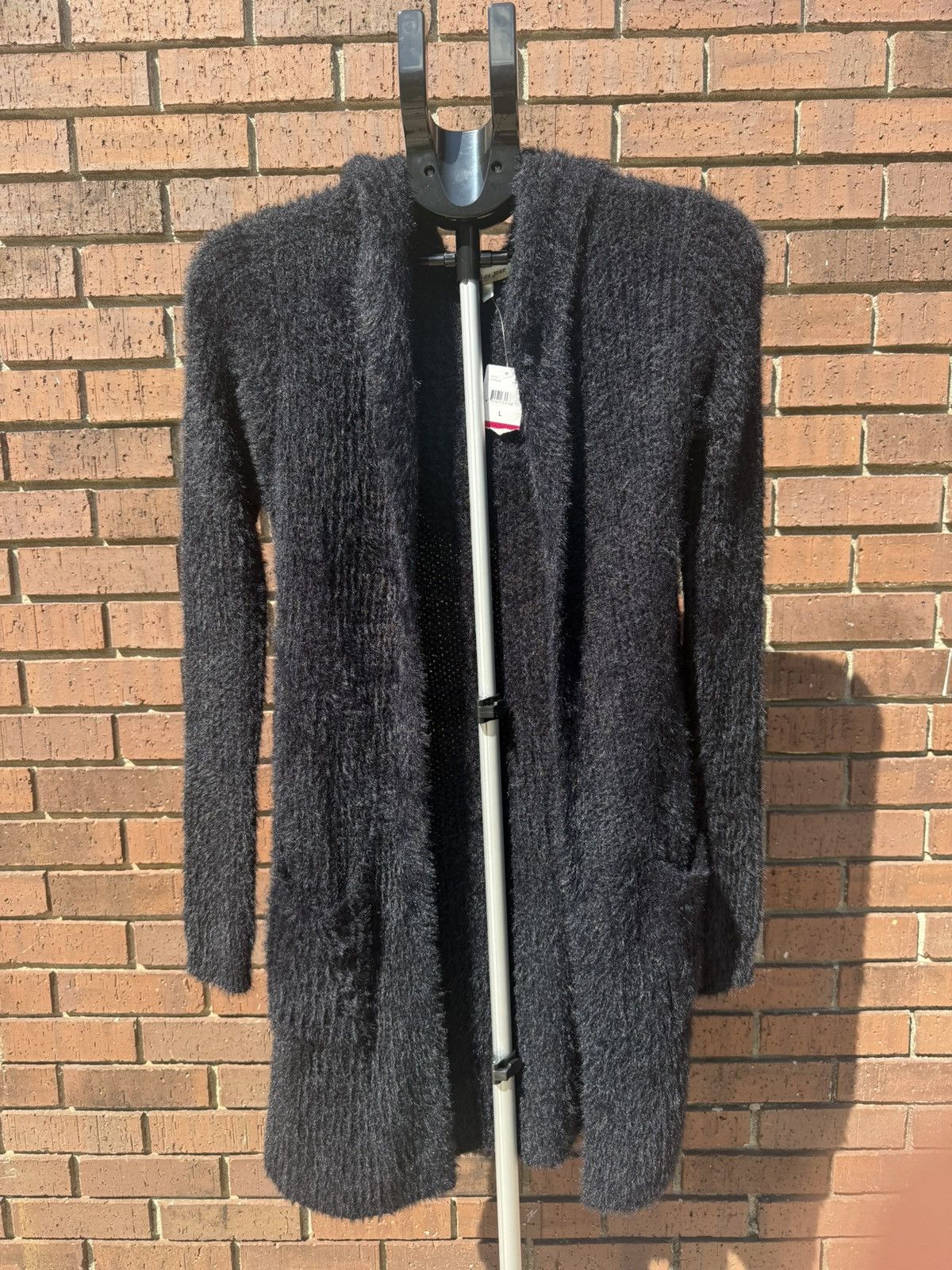 Other Womens Belle Du Jour Large Fuzzy Cardiagn Style Sweater Size L / US 10 / IT 46 - 2 Thumbnail