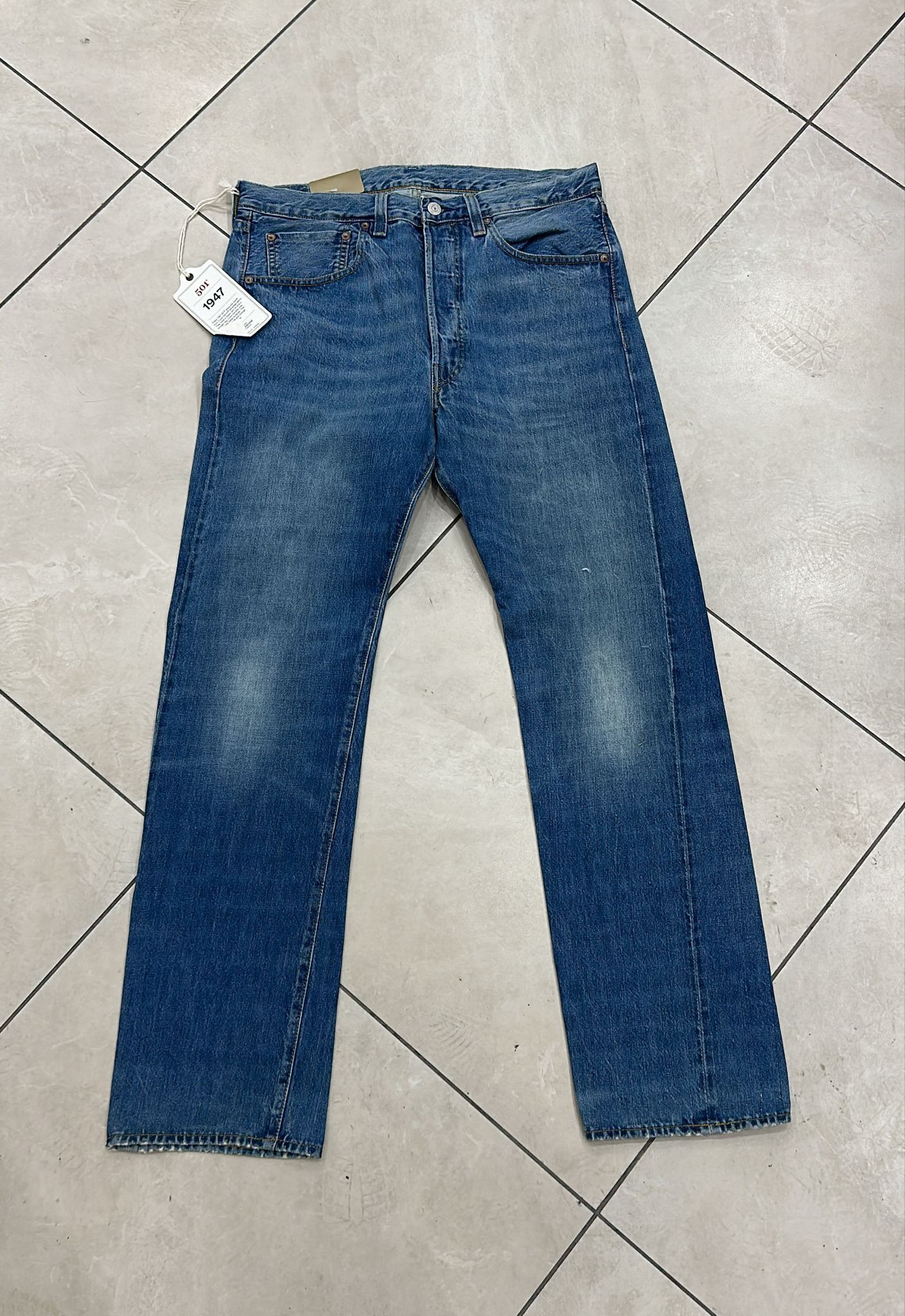 Levi's Vintage Clothing LVC Levi's Vintage Clothing 1947 501XX BigE Selvedge Jeans Size US 33 - 1 Thumbnail