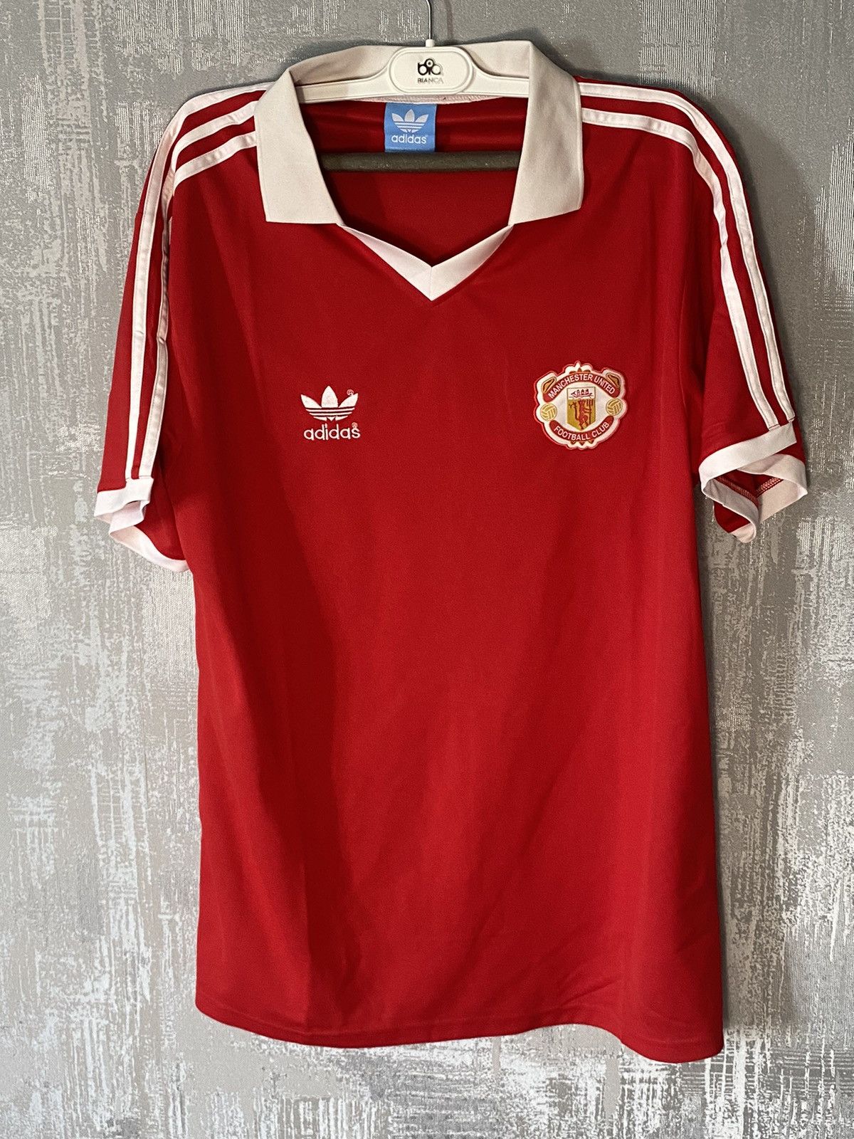 Adidas × Vintage Vintage Manchester United Adidas Soccer Jersey Size L Size US L / EU 52-54 / 3 - 1 Thumbnail