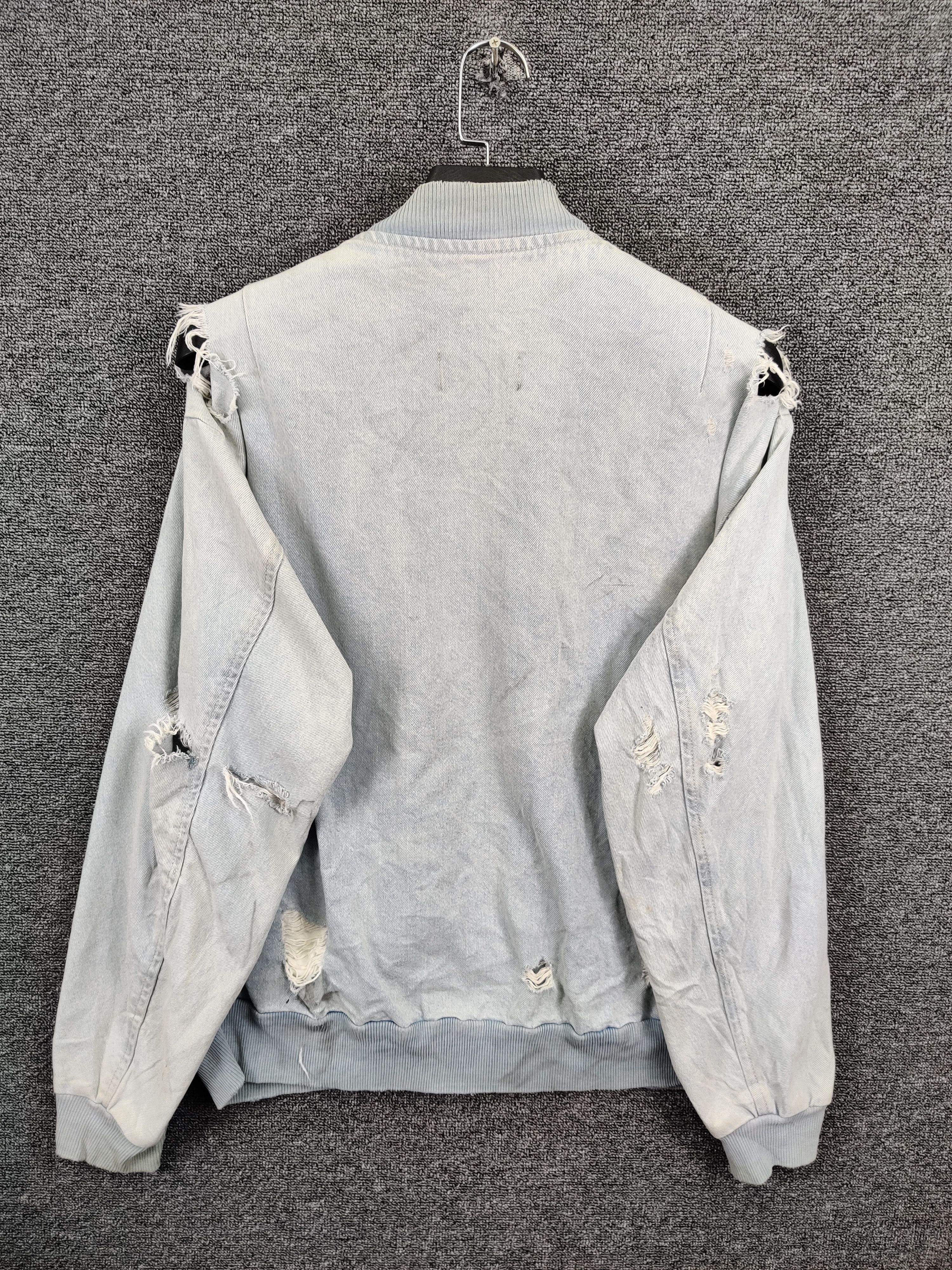 Zara Thrashed Zara Man Distressed Denim Jacket Size US M / EU 48-50 / 2 - 4 Thumbnail