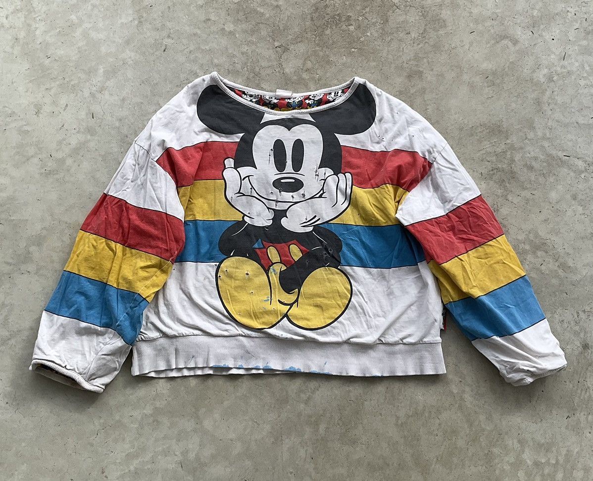 Disney × Vintage distressed mickey sweater Size US M / EU 48-50 / 2 - 1 Thumbnail