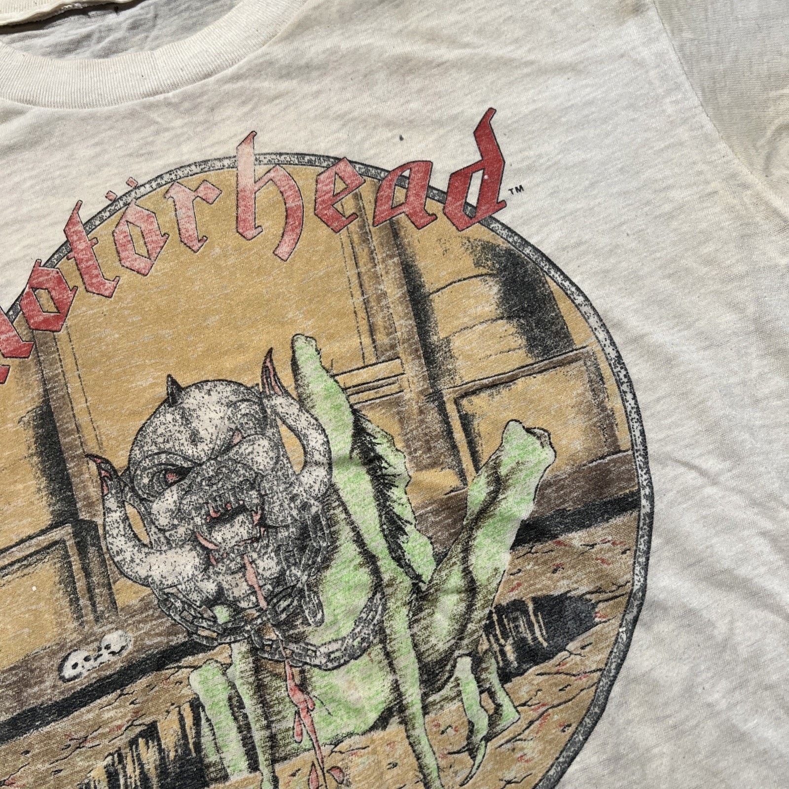 The Unbranded Brand Vintage Motorhead No Remorse Tour 84-85 T Shirt Band Lemmy Size US M / EU 48-50 / 2 - 8 Thumbnail
