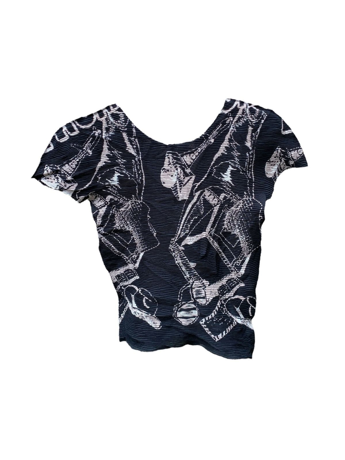 Issey Miyake SS10 issey miyake me abstract print pleated Size S / US 4 / IT 40 - 1 Thumbnail
