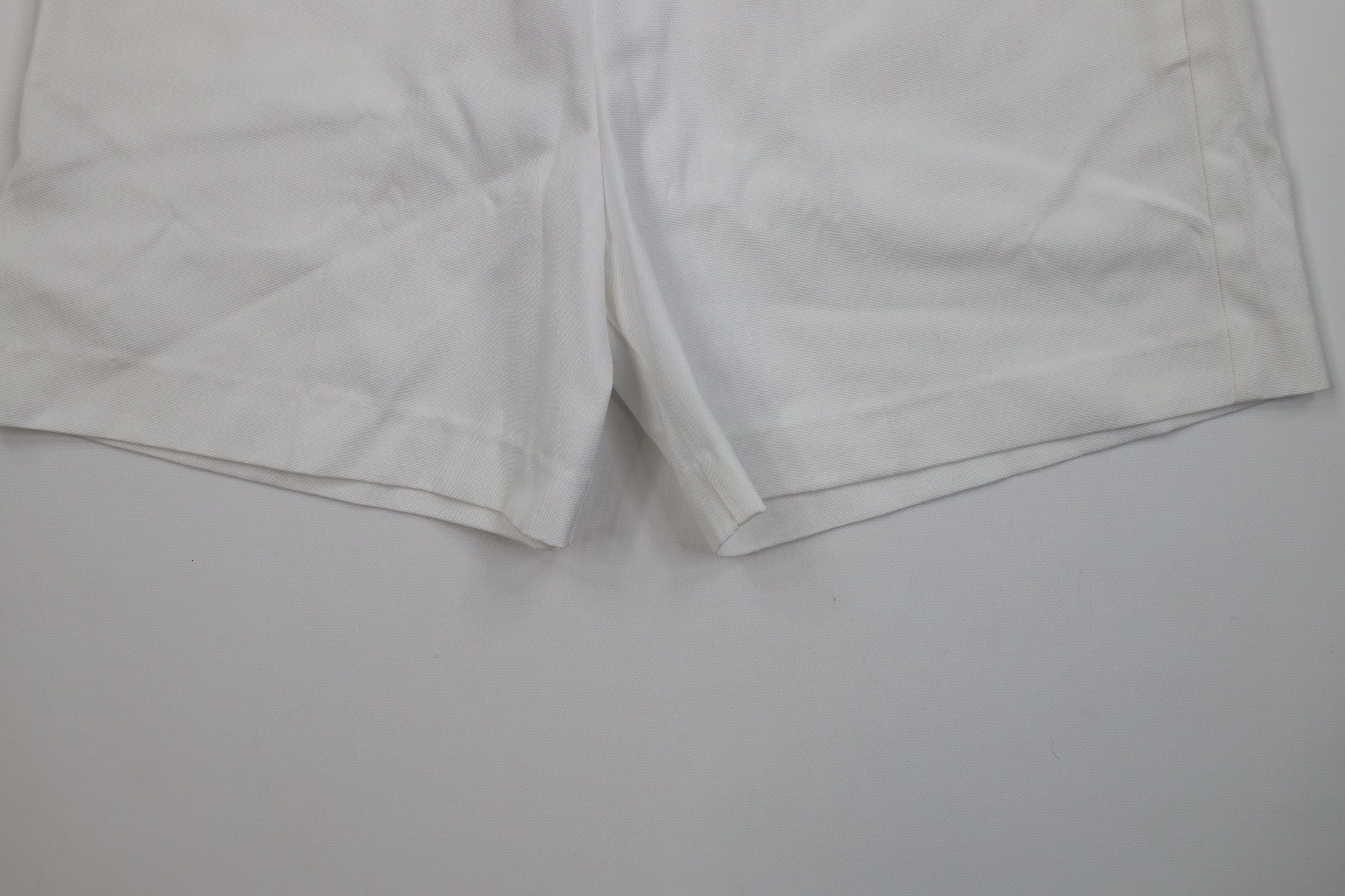 Vintage Deadstock Vintage 90s Streetwear Above Knee Shorts White USA Size 28" / US 6 / IT 42 - 4 Thumbnail