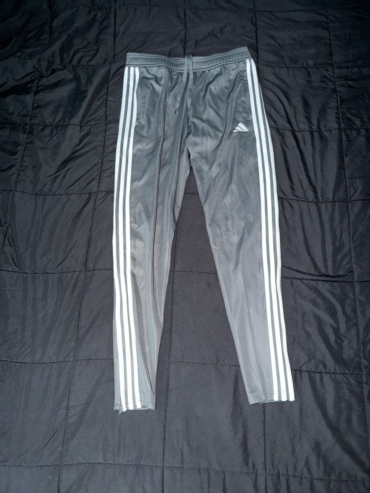 Adidas Gray Adidas Aeroready track pants Size US 29 - 2 Thumbnail