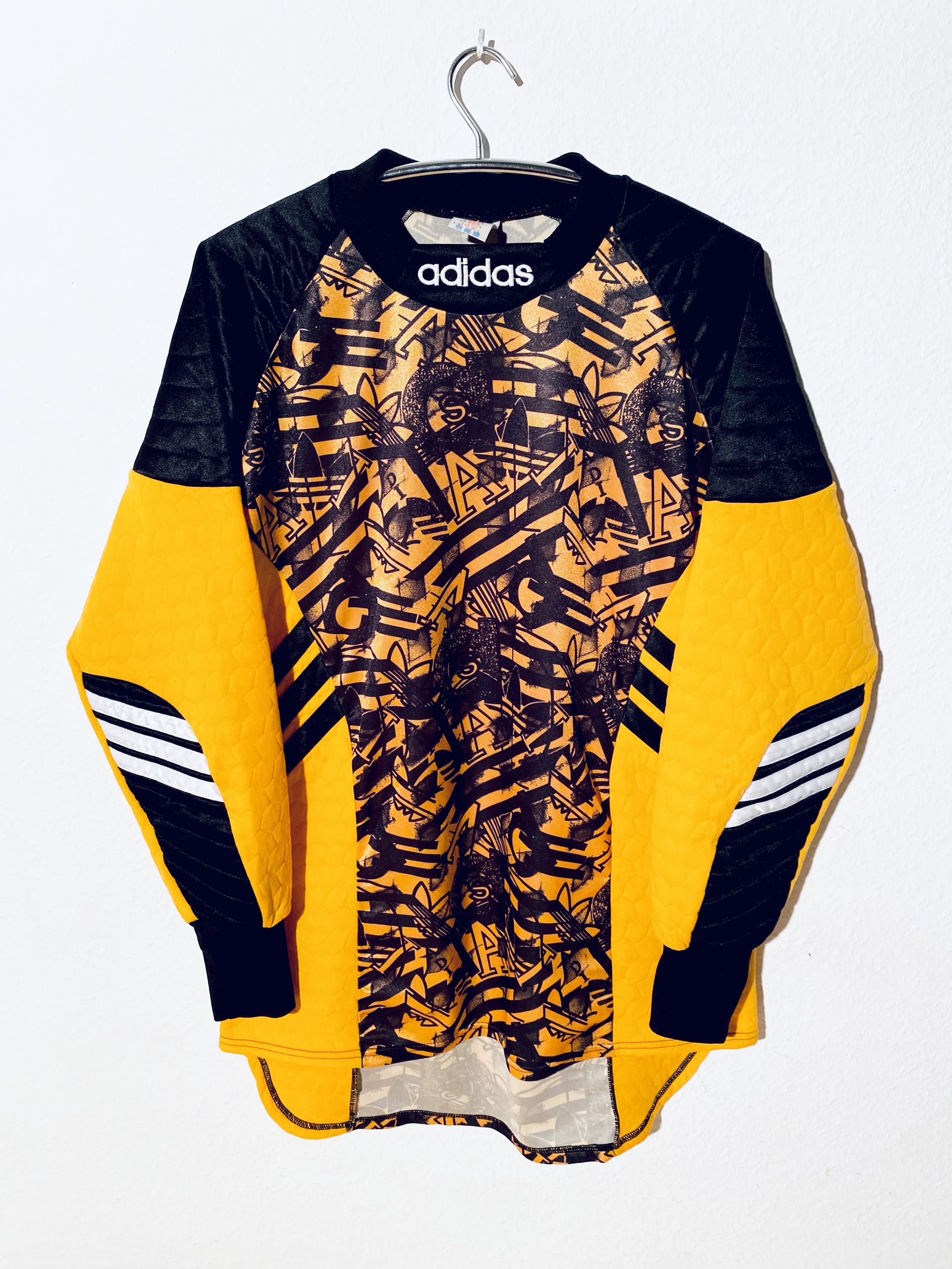 Vintage 1995-96 Adidas Template Goalkeeper Shirt Size L