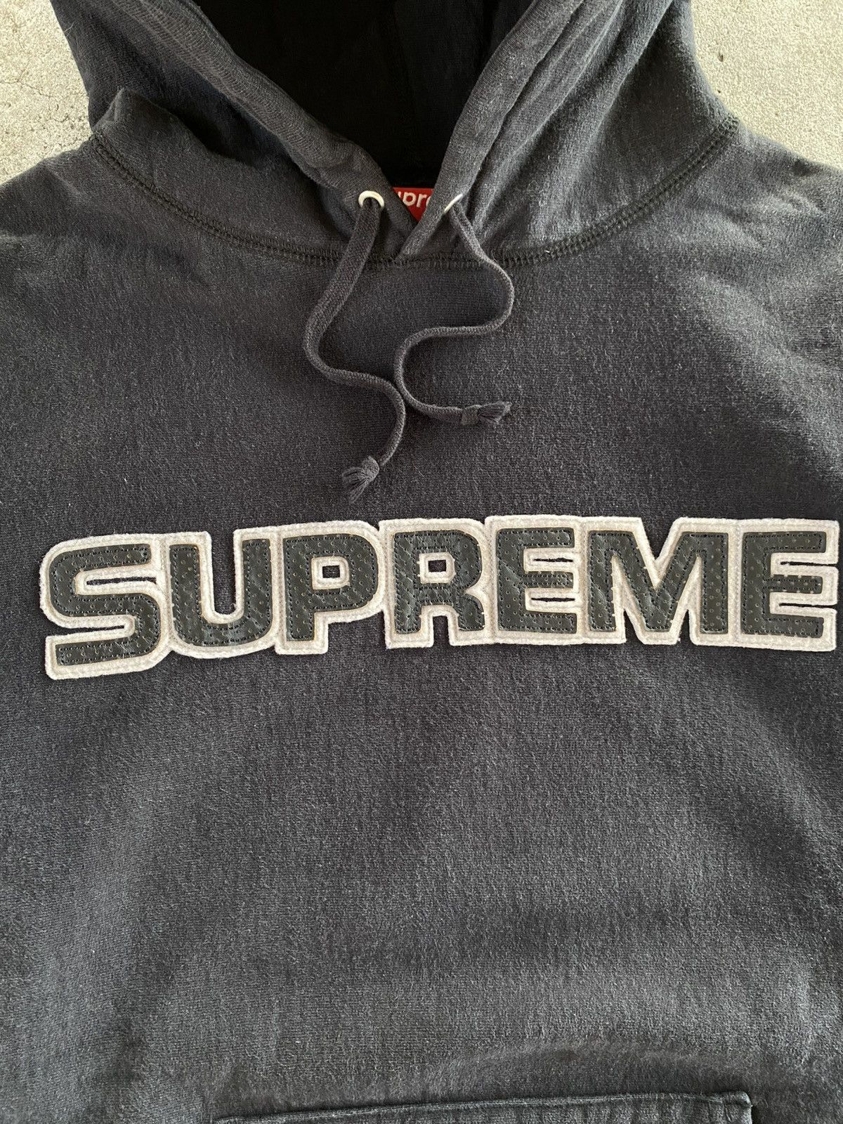 Supreme Supreme Perforated Leather Hoodie Size US L / EU 52-54 / 3 - 4 Thumbnail