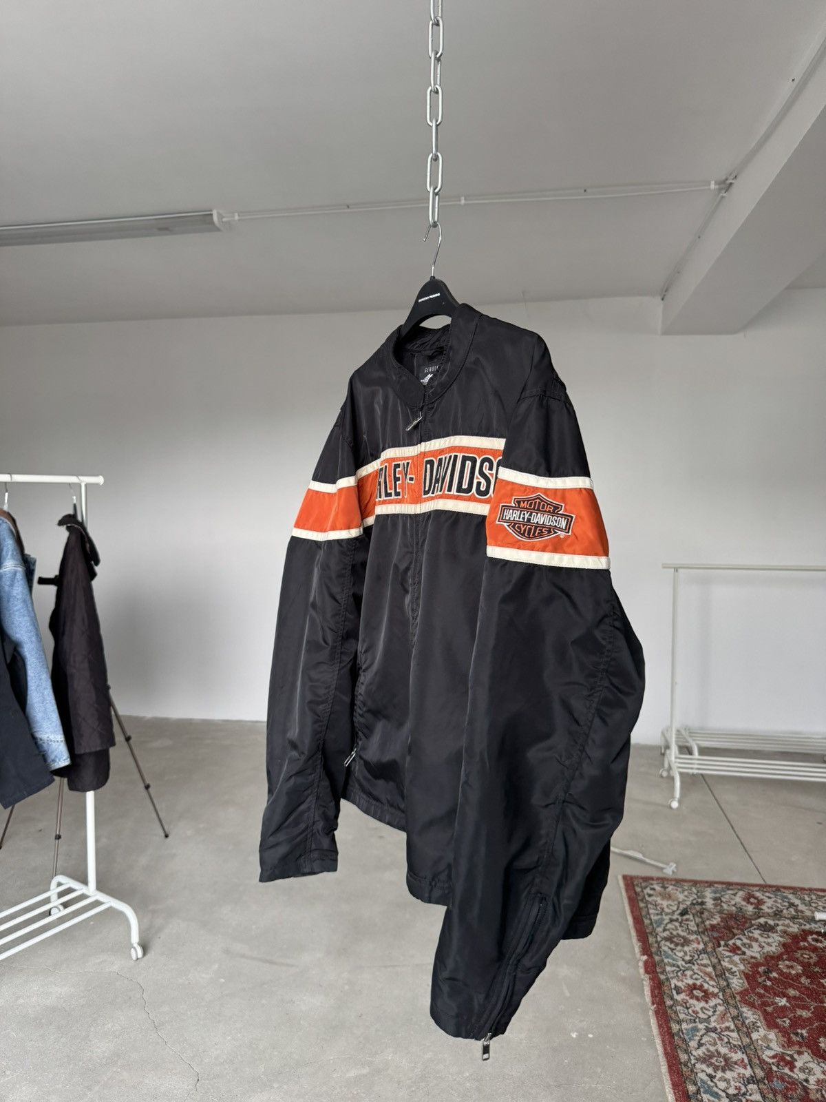 Harley Davidson × Vintage Vintage Harley Davidson Moto Jacket Size US L / EU 52-54 / 3 - 9 Thumbnail