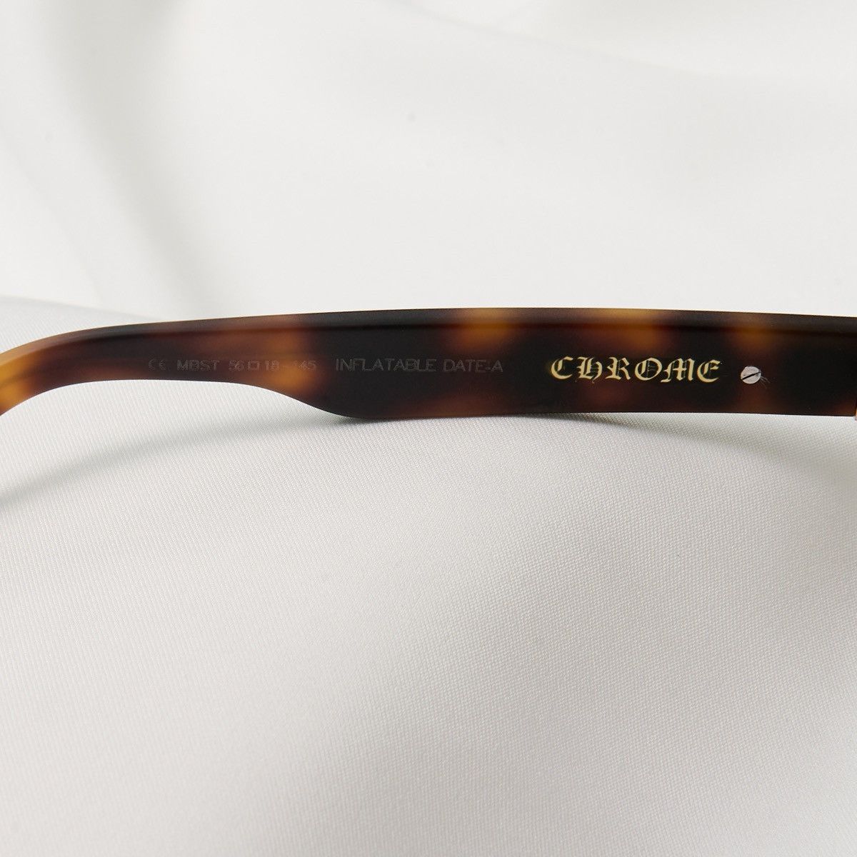 Chrome Hearts CHROME HEARTS INFLATABLE DATE A MATTE BUTTERSCOTCH GLASSES Size ONE SIZE - 5 Thumbnail