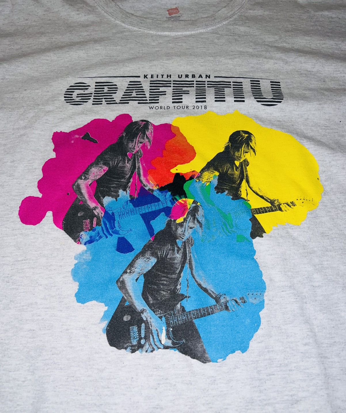Band Tees × Vintage 2018 KEITH URBAN WORLD TOUR T-SHIRT Size US XXL / EU 58 / 5 - 3 Thumbnail