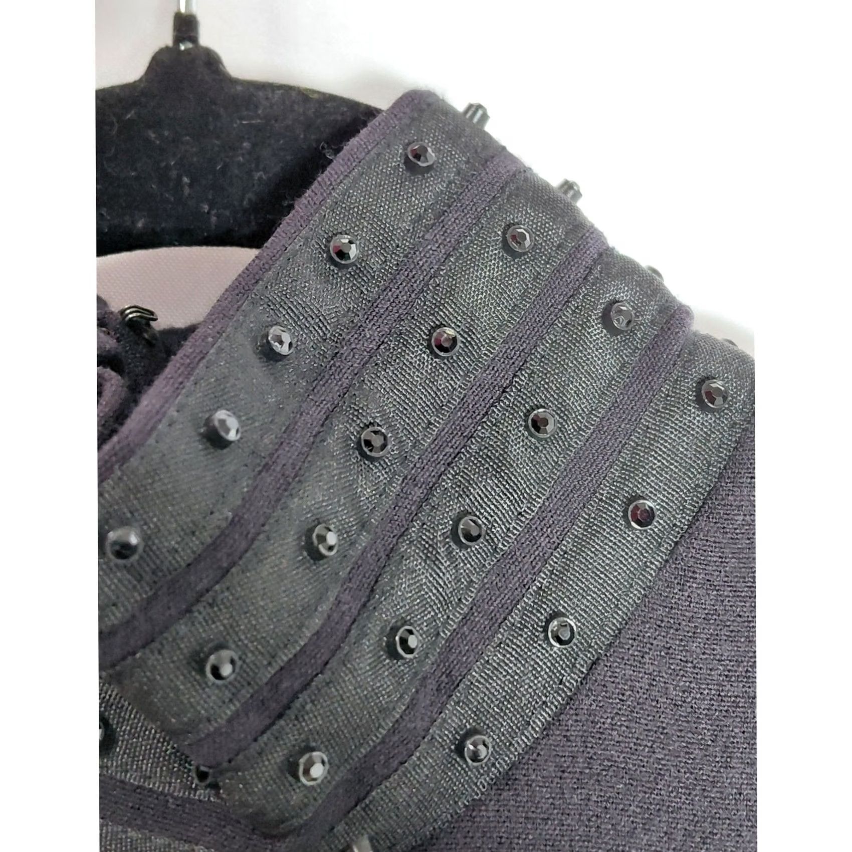 Karl Lagerfeld Karl Lagerfeld for Impulse Black Solid Knit Sleeveless Dress Size 6 Womens Size M / US 6-8 / IT 42-44 - 3 Thumbnail
