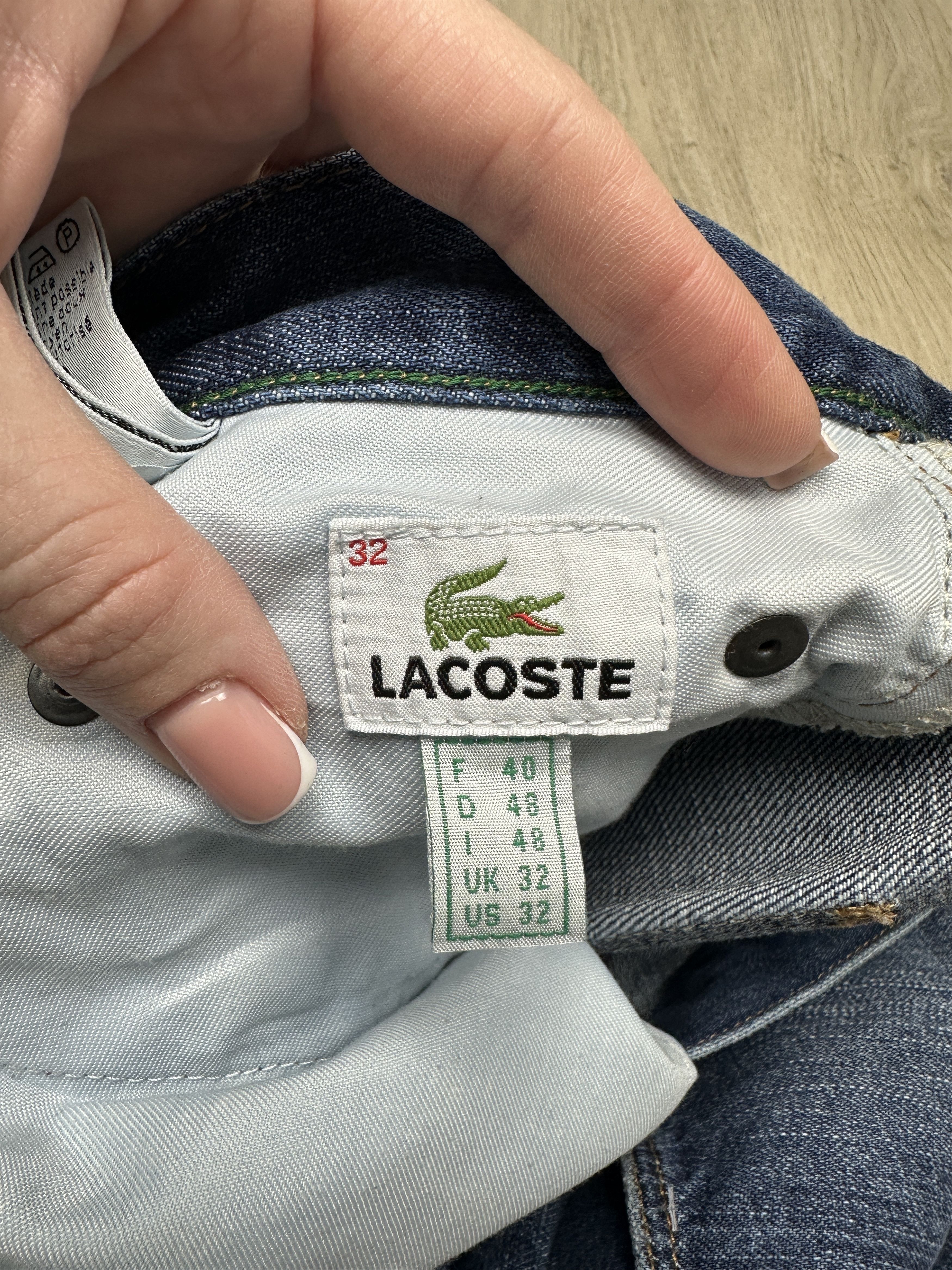Lacoste Lacoste Vintage Mens Denim Pants Jeans Size US 32 / EU 48 - 5 Thumbnail