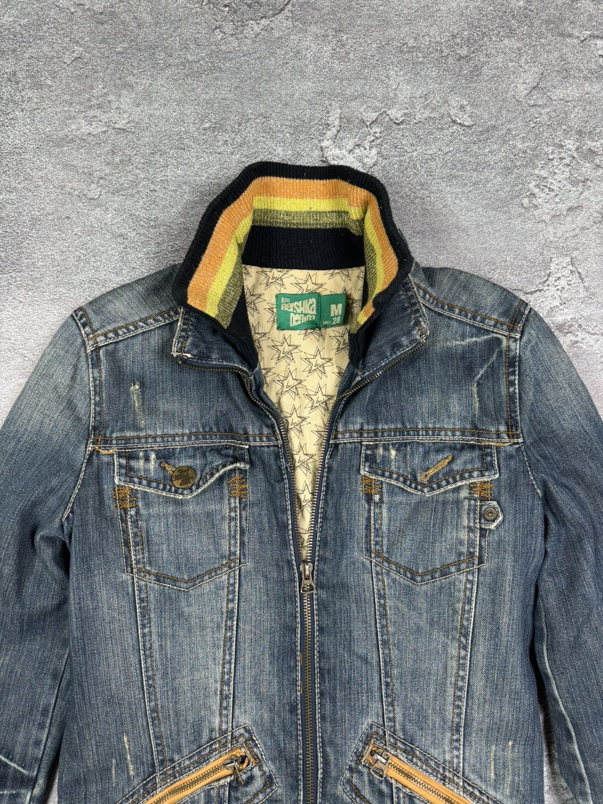 If Six Was Nine If Six Was Nine Cropped Denim Jacket Size M Streetwear Size M / US 6-8 / IT 42-44 - 3 Thumbnail