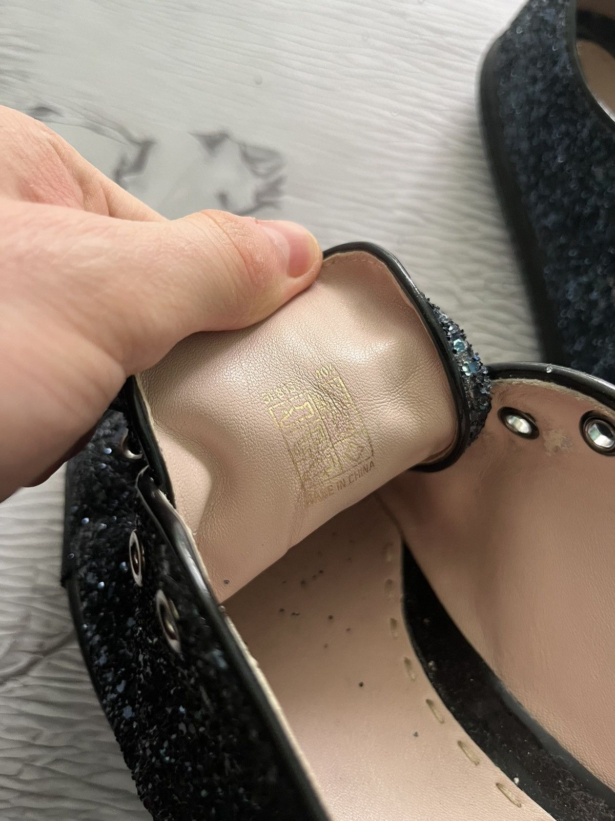 Miu Miu Miu Miu Glitter Dark Blue Studded Blue 1 Trainer Sneakers Size US 10 / IT 40 - 7 Thumbnail