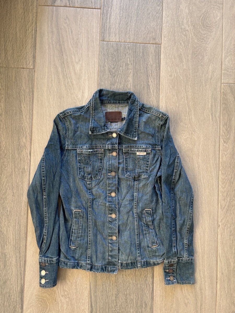 Calvin Klein Calvin Klein Denim Jacket Size L / US 10 / IT 46 - 1 Thumbnail