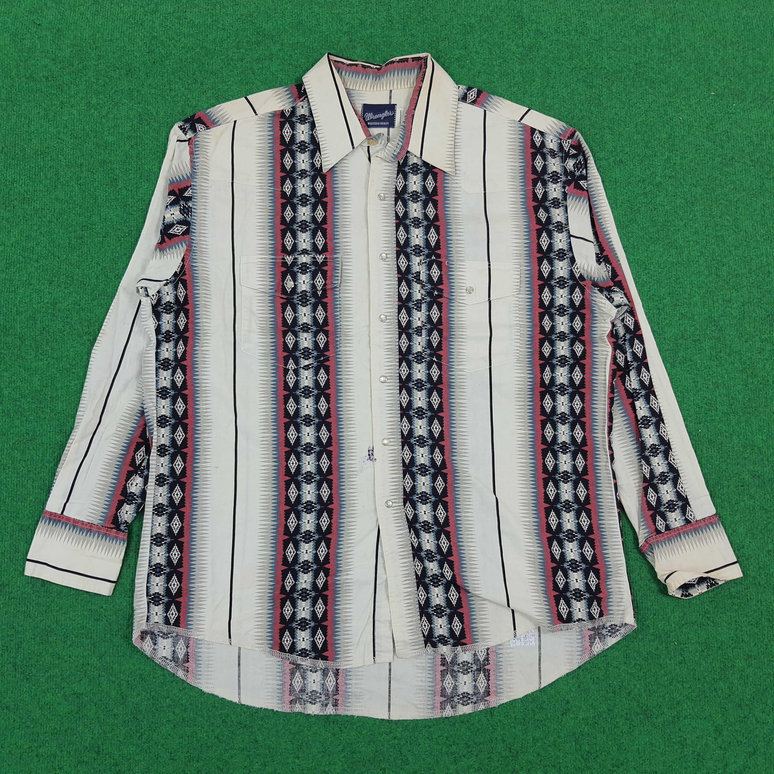 Vintage × Wrangler Vintage Wrangler Western Heritage Outdoor Fashion Shirt Size US XL / EU 56 / 4 - 1 Thumbnail