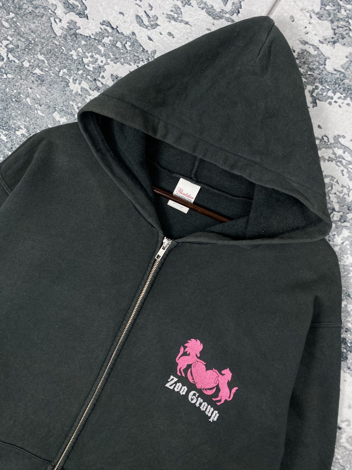 Japanese Brand Vintage Zoo Group Zip Up Hoodies Size US XL / EU 56 / 4 - 3 Thumbnail