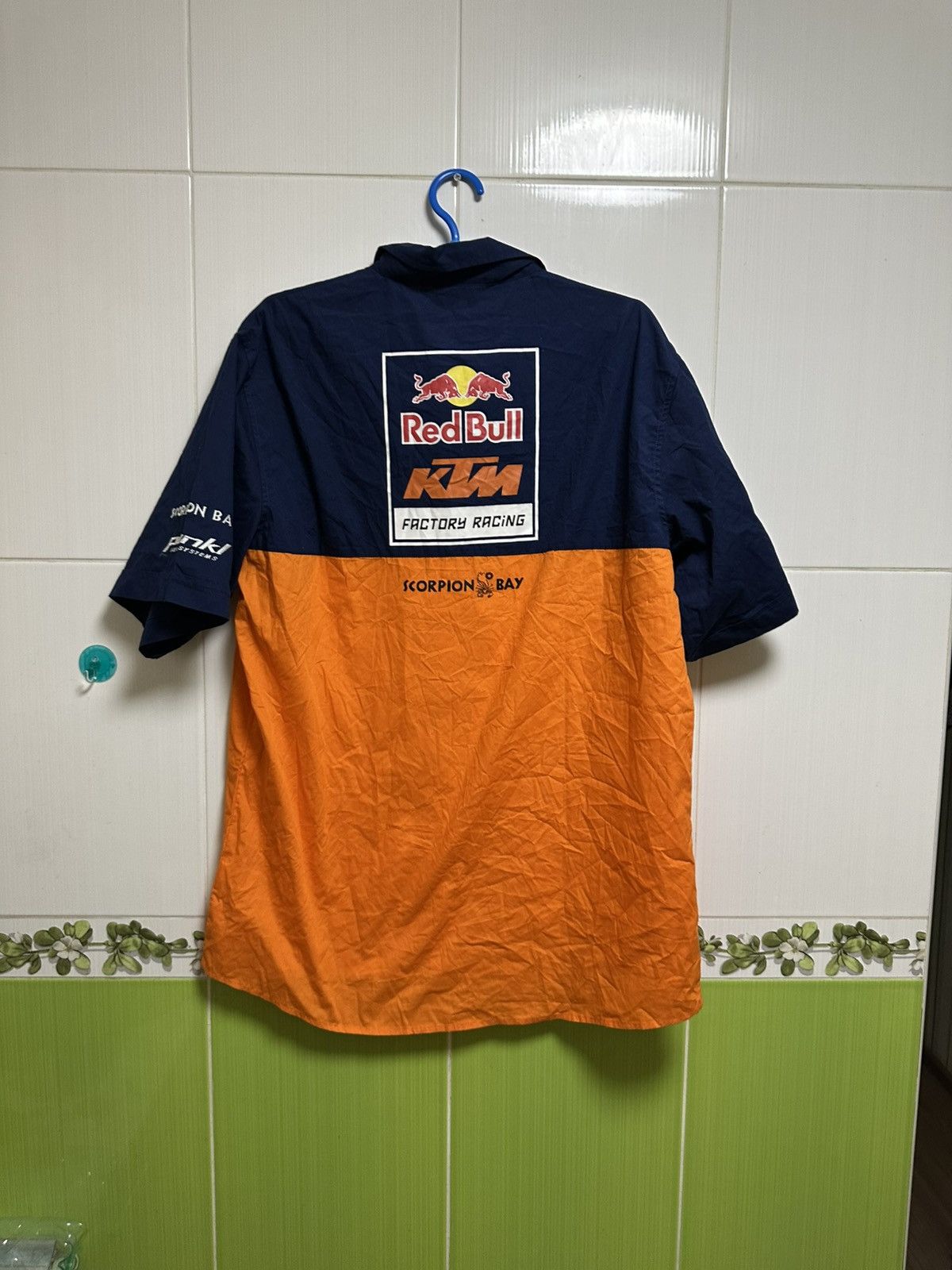 Red Bull × Vintage KTM Powerwear Red Bull Factory Racing Button shirt size 2XL Size US XXL / EU 58 / 5 - 9 Thumbnail