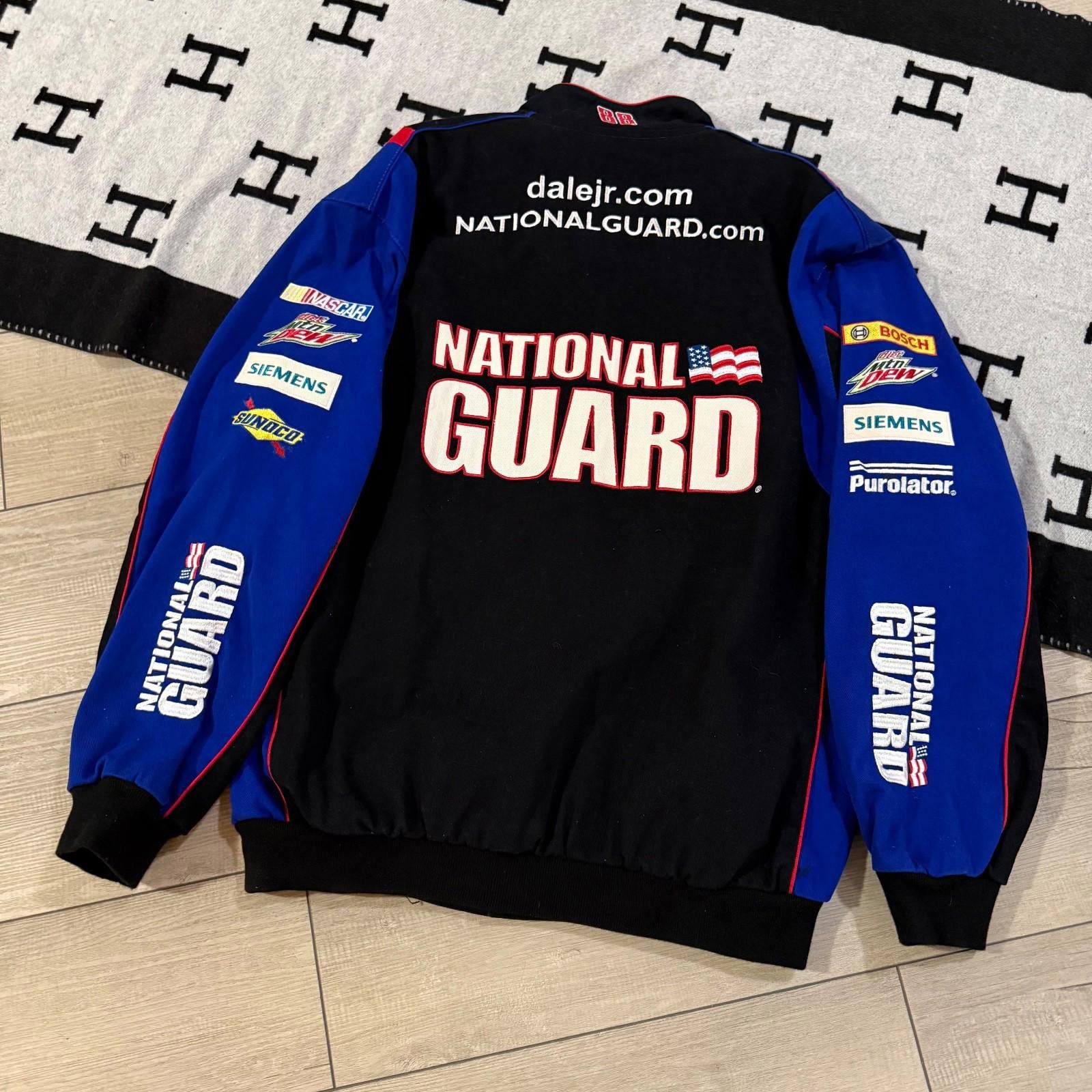 Other National Guard NASCAR Racing Jacket Dale Jr Team Full Size L Size ONE SIZE - 2 Thumbnail
