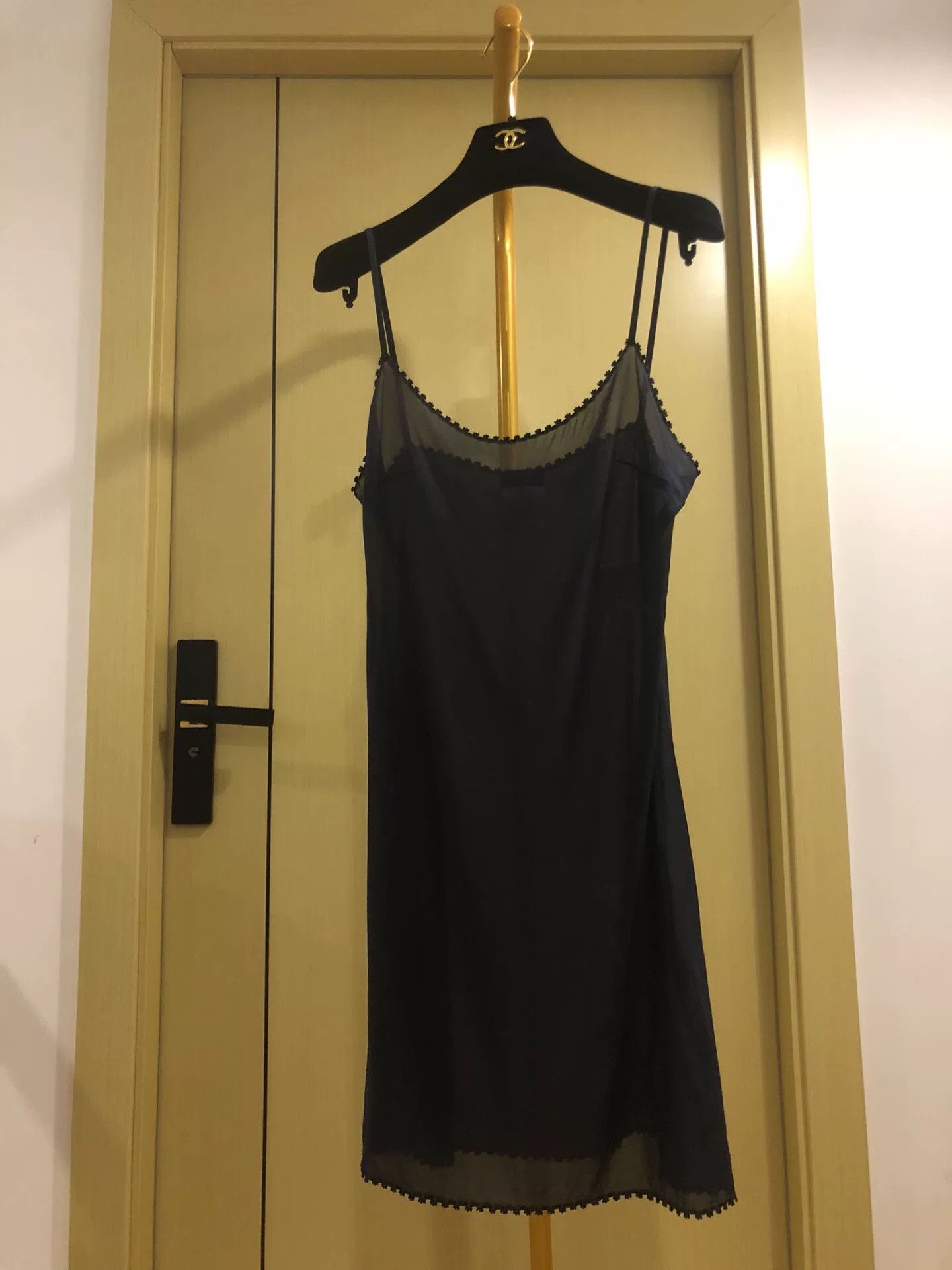 Chanel Chanel Navy Blue Slip Dress for Women Size XS / US 0-2 / IT 36-38 - 1 Thumbnail