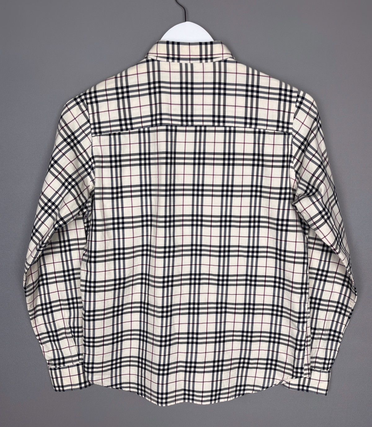 Burberry × Designer BURBERRY Y2K Nova Check Shirt Size M / US 6-8 / IT 42-44 - 2 Thumbnail