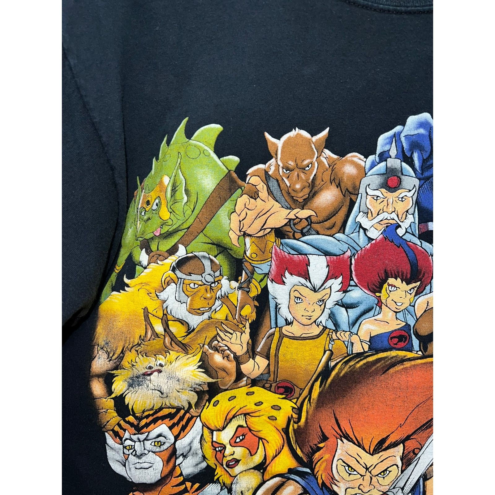 Fruit Of The Loom Vintage Thundercats Shirt Thunder Cats Characters Tee Large Size US L / EU 52-54 / 3 - 4 Thumbnail