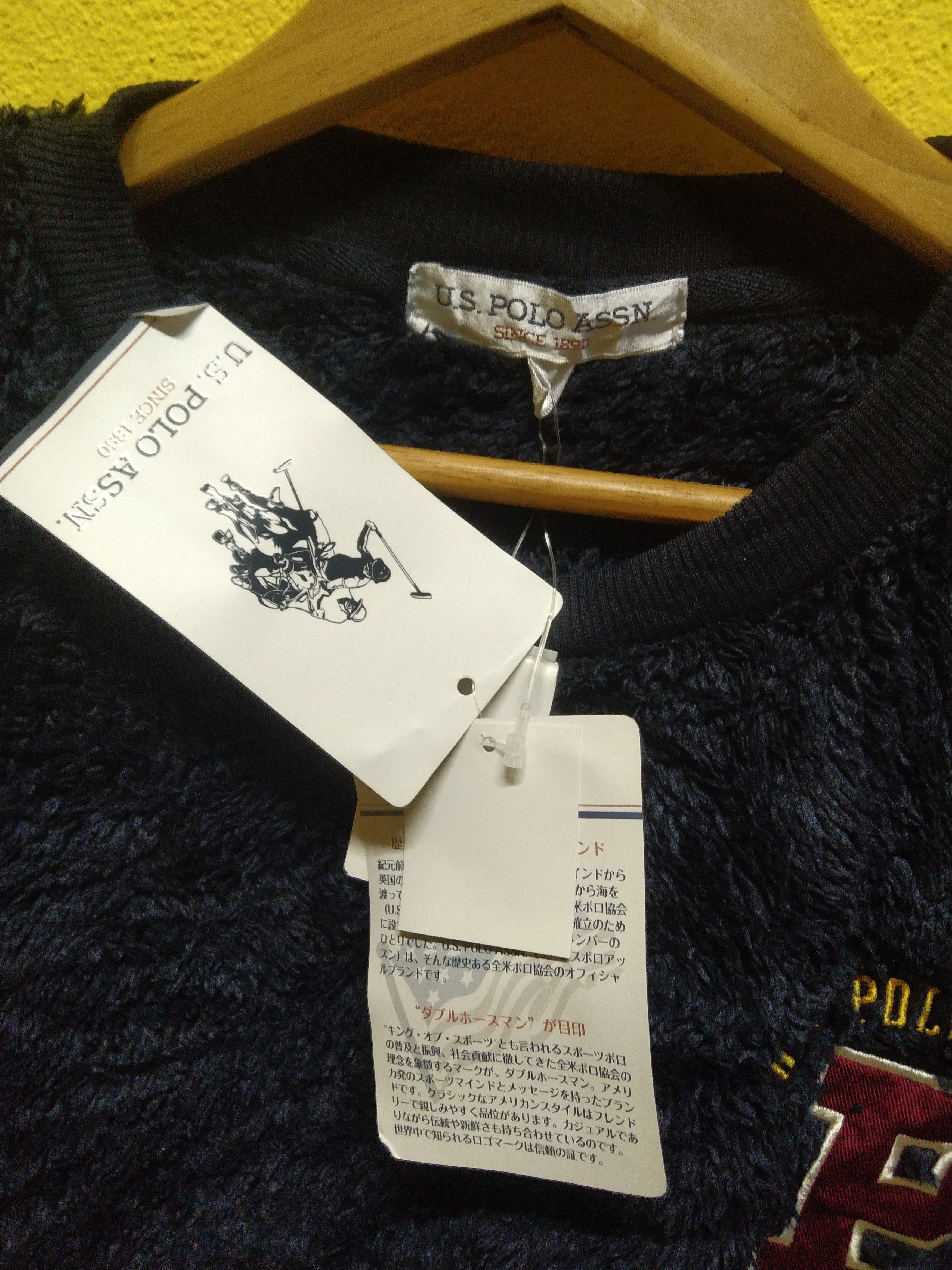 U.S. Polo Assn. × Vintage U.S Polo ASSN Fur Sweatshirt Size US M / EU 48-50 / 2 - 6 Thumbnail