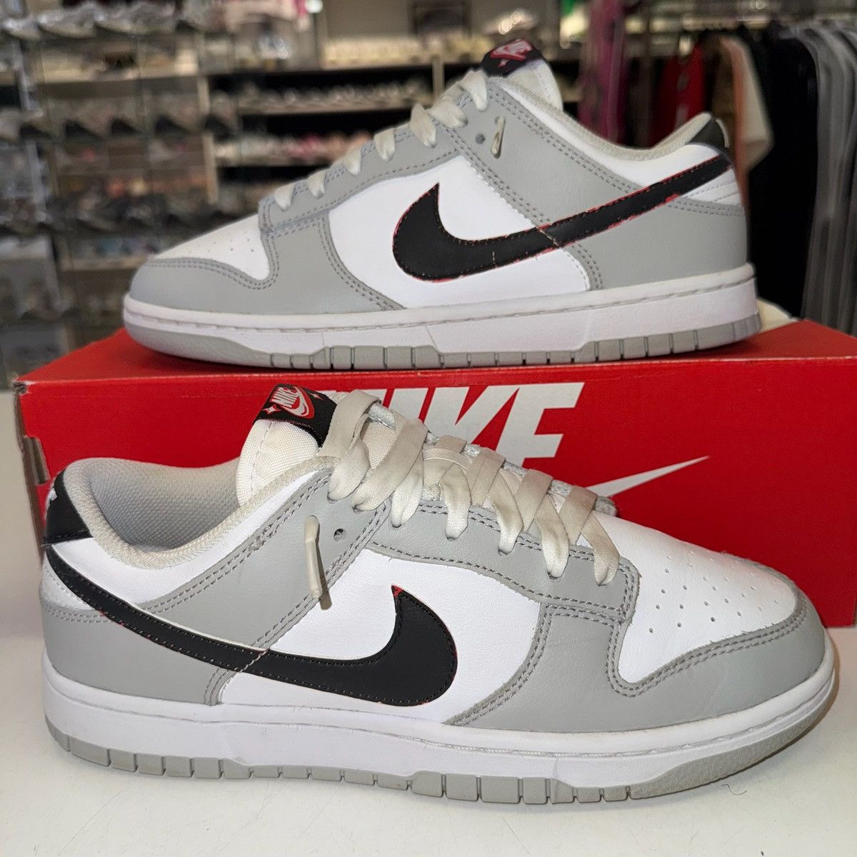 Nike Size 7 - Nike Dunk Low Grey Lottery Pack SE DR9654-001 Size US 7 / EU 40 - 1 Thumbnail