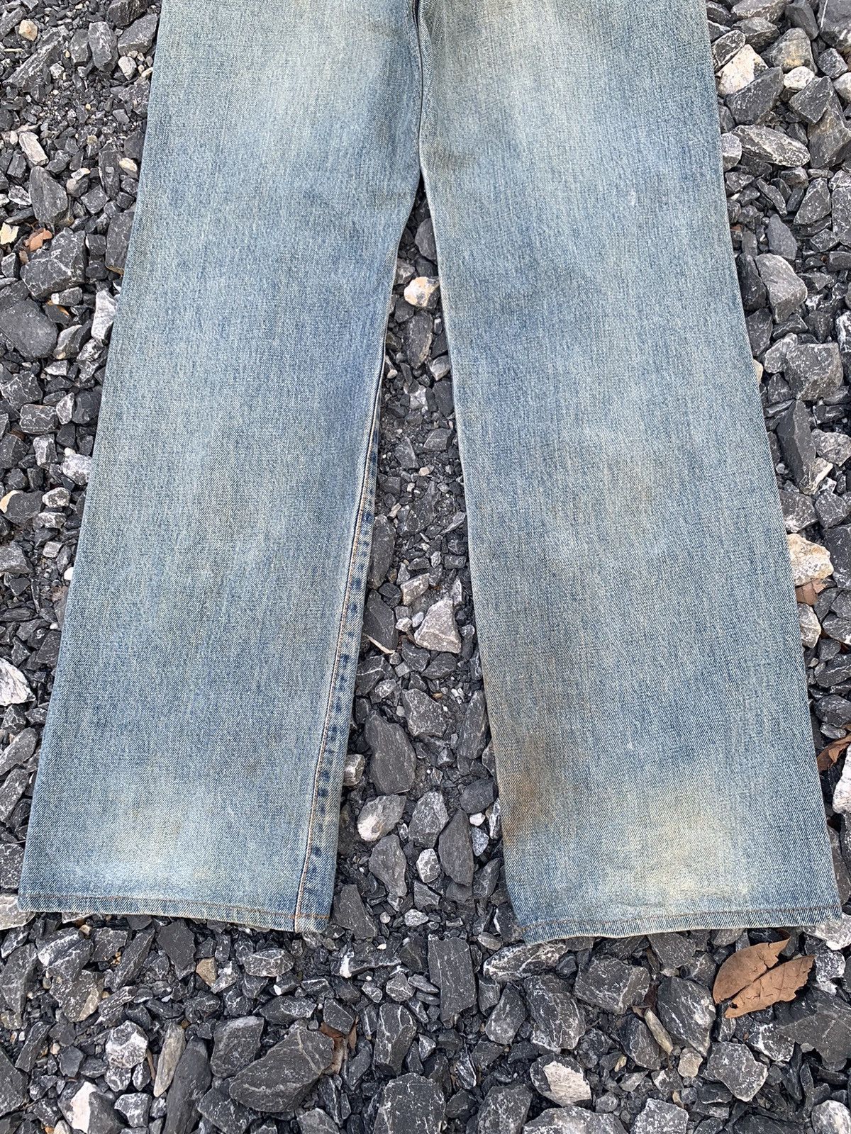 Kapital VINTAGE 505X SELVEDGE FADED JAPANESE DISTRESSED DENIM Size US 28 / EU 44 - 9 Thumbnail