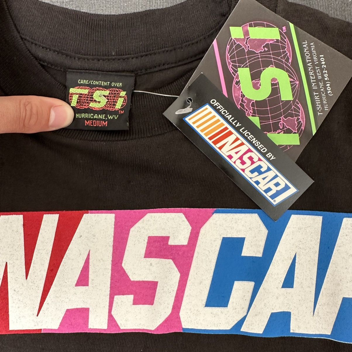 NASCAR Crazy vintage 90s nascar “go fast, turn left” t-shirt Size US M / EU 48-50 / 2 - 3 Thumbnail