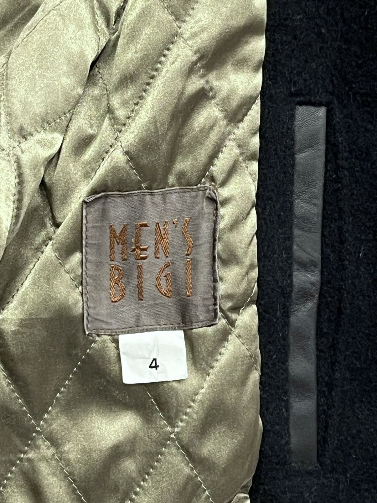 BIGI RARE🔥VINTAGE 90’s MEN’S BIGI Wool Leather Varsity Jacket Size US M / EU 48-50 / 2 - 11 Thumbnail