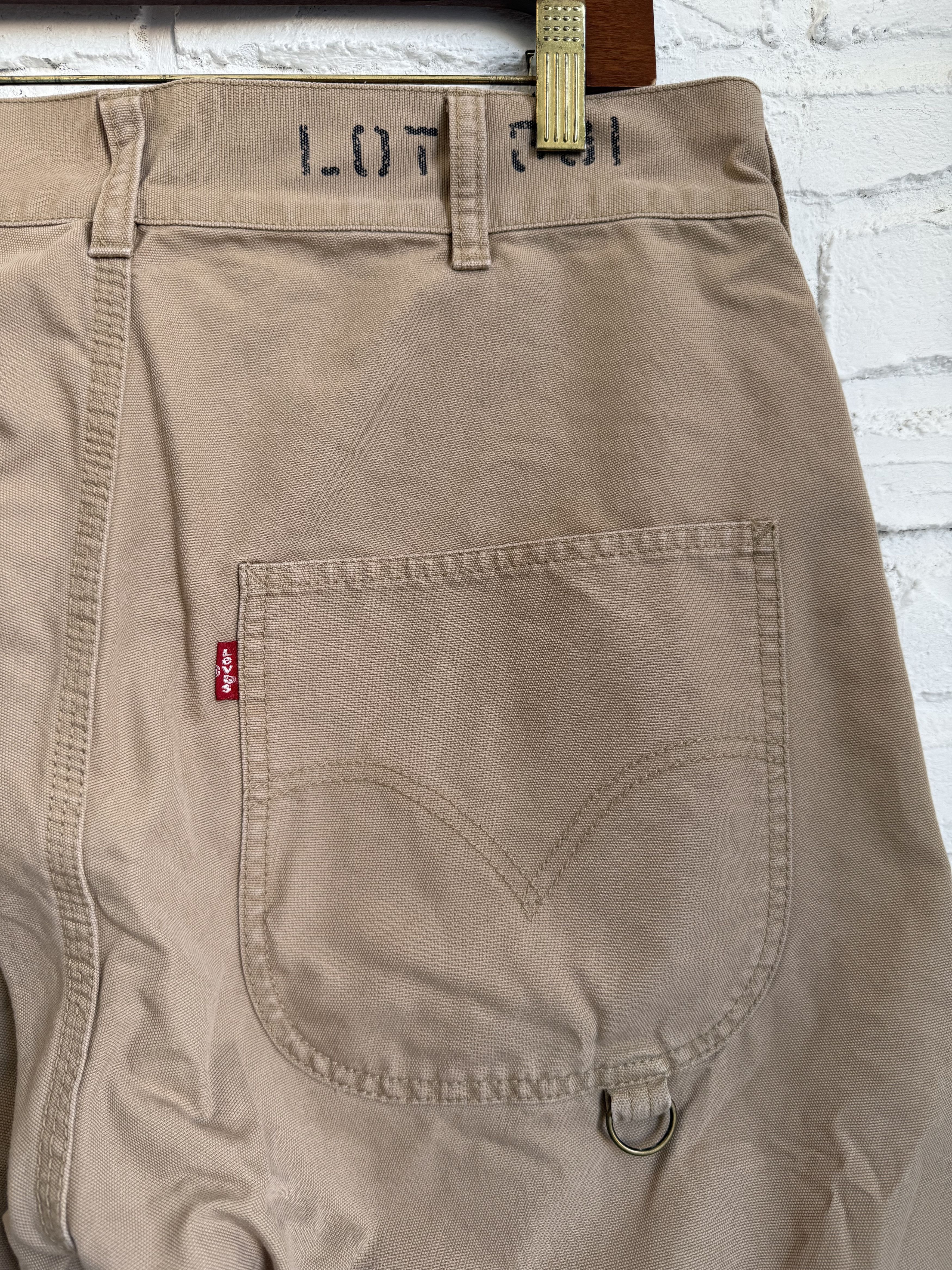 Japanese Brand × Levi's × Levi's Vintage Clothing Vintage Levi’s 591 carpenter cargo work pants Size US 32 / EU 48 - 3 Thumbnail
