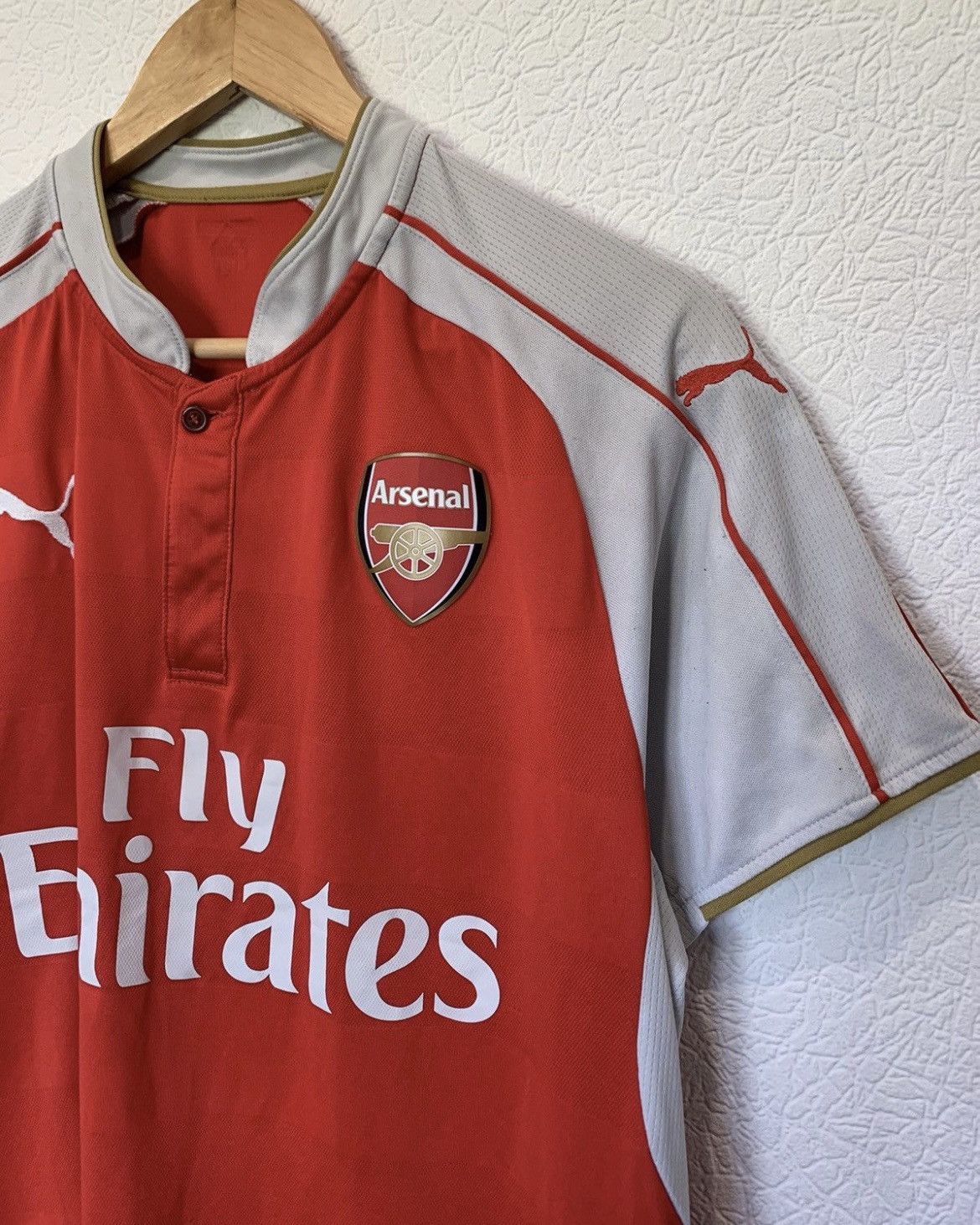 Puma ARSENAL PUMA 2017/2018 HOME KIT SOCCER JERSEY FOOTBALL Size US L / EU 52-54 / 3 - 2 Thumbnail