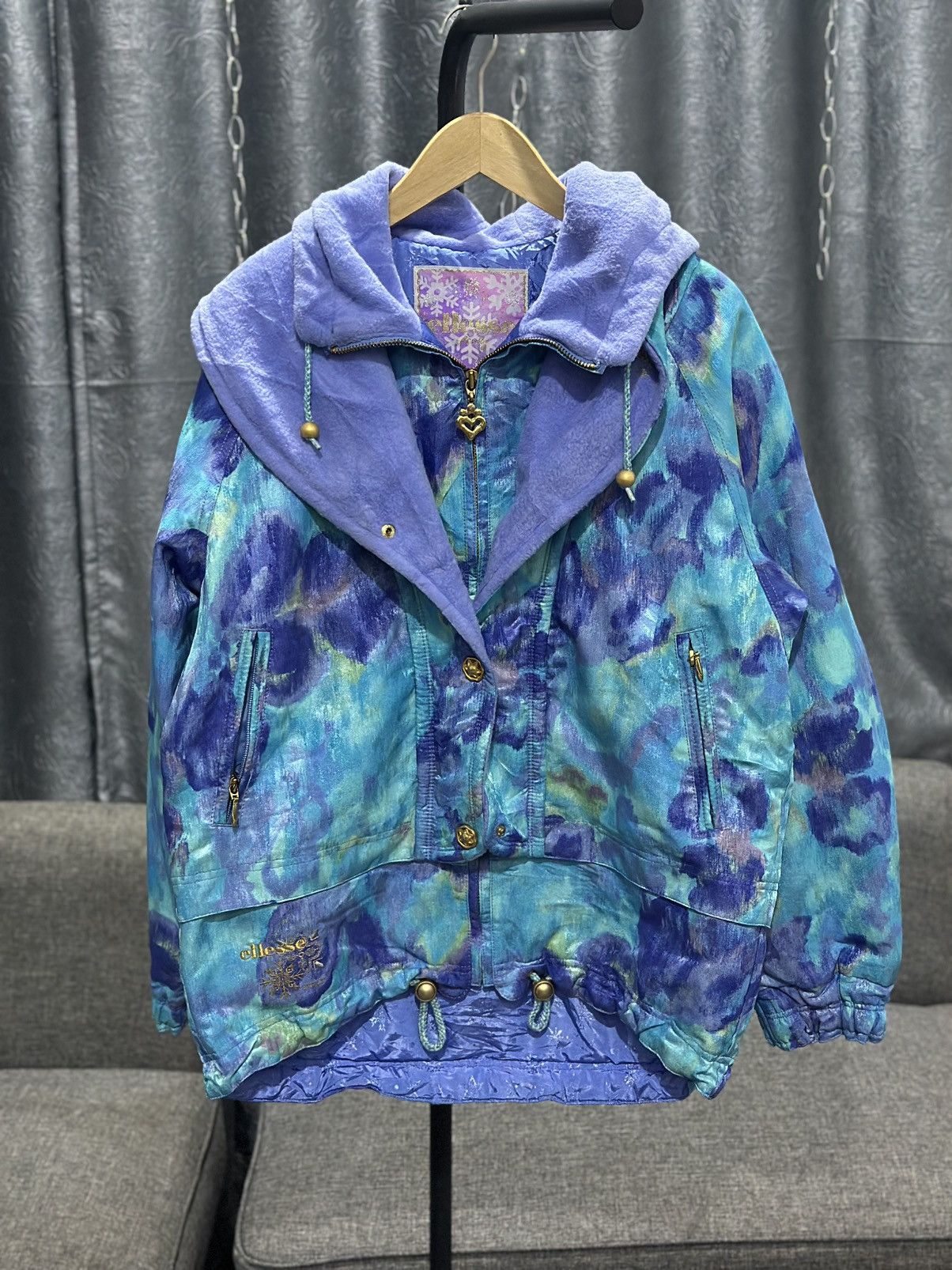 Ellesse Ellese Perugia Italy Vintage 90s Ski Winter Jacket Size US L / EU 52-54 / 3 - 1 Thumbnail