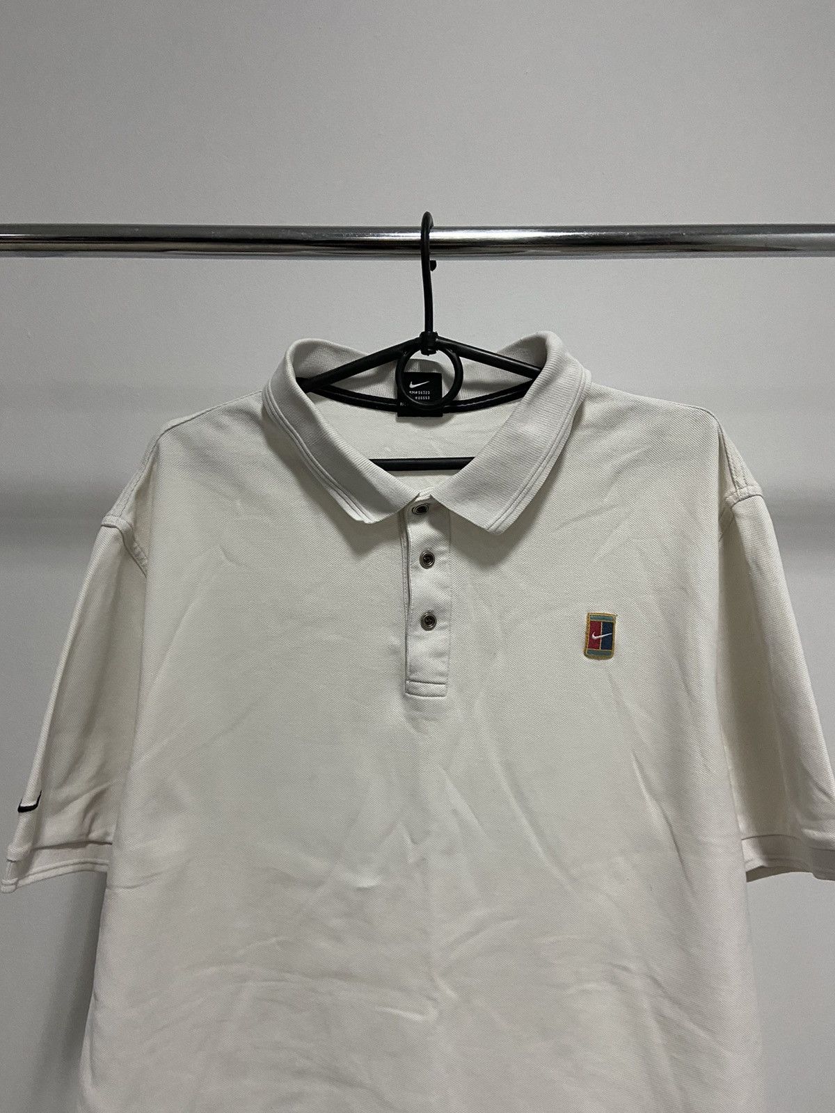 Nike × Vintage Nike Court Vintage Small logo T Shirt Polo Tennis Size US L / EU 52-54 / 3 - 2 Thumbnail