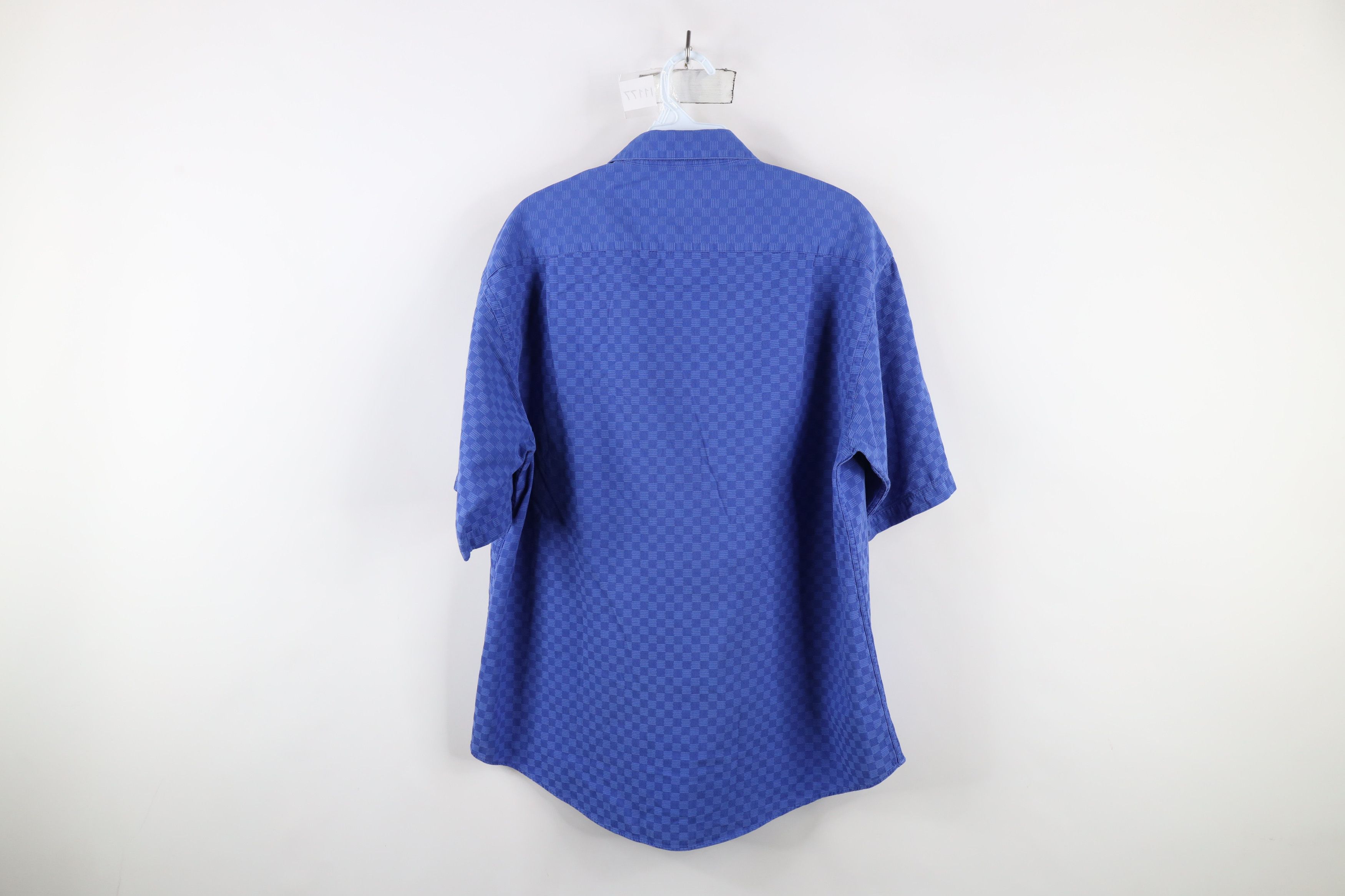 Vintage Vintage 90s Streetwear Checkered Short Sleeve Button Shirt Size US M / EU 48-50 / 2 - 8 Thumbnail